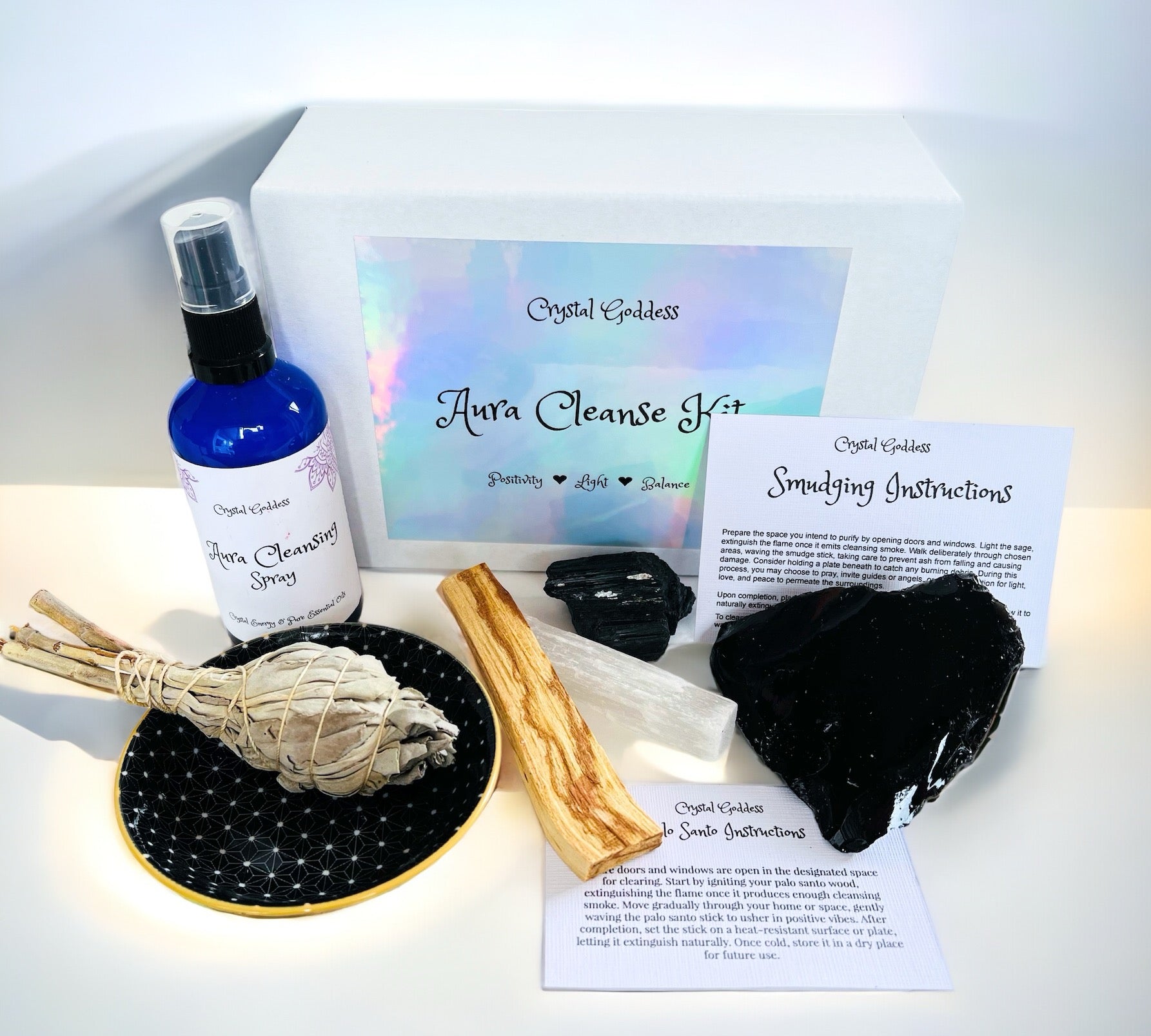 Crystal Goddess NZ Aura cleansing kit