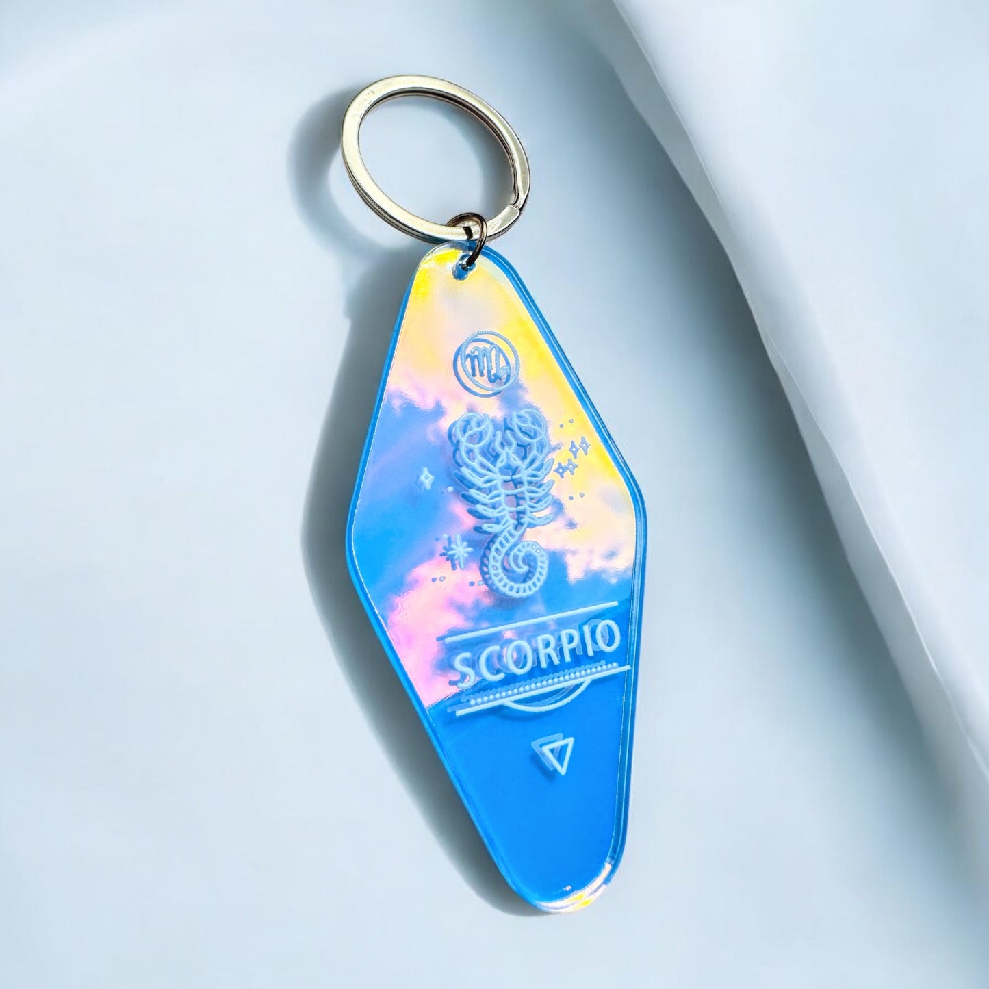 Iridescent Zodiac Key Rings