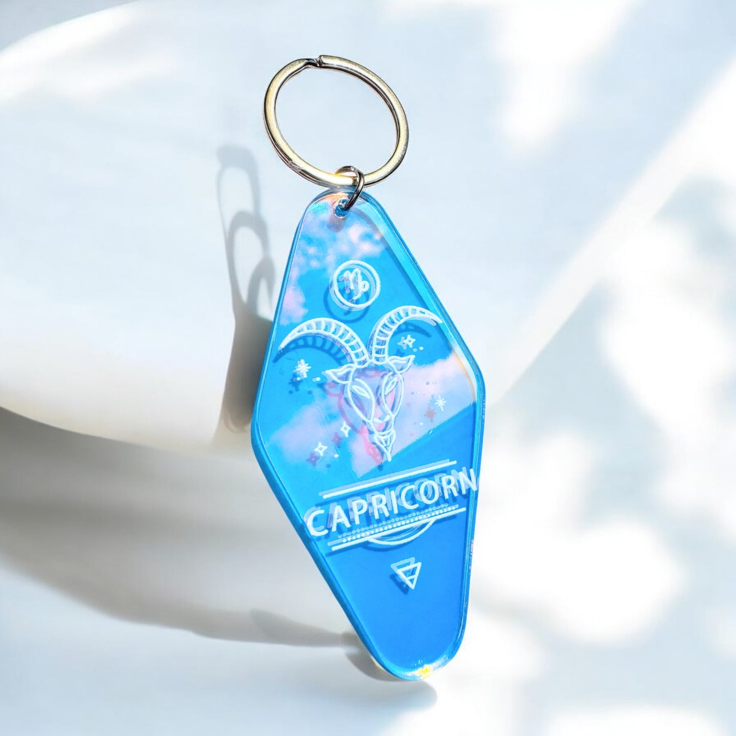 Iridescent Zodiac Key Rings