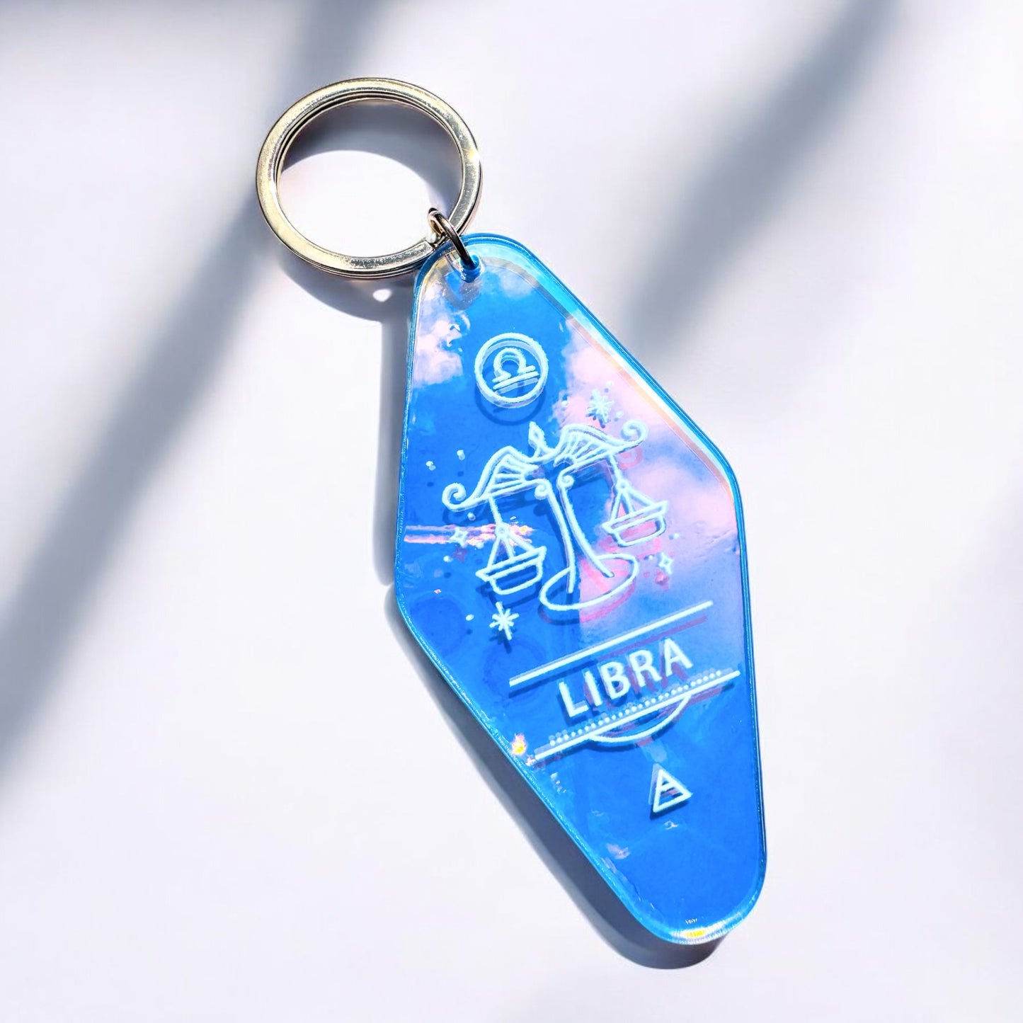 Iridescent Zodiac Key Rings