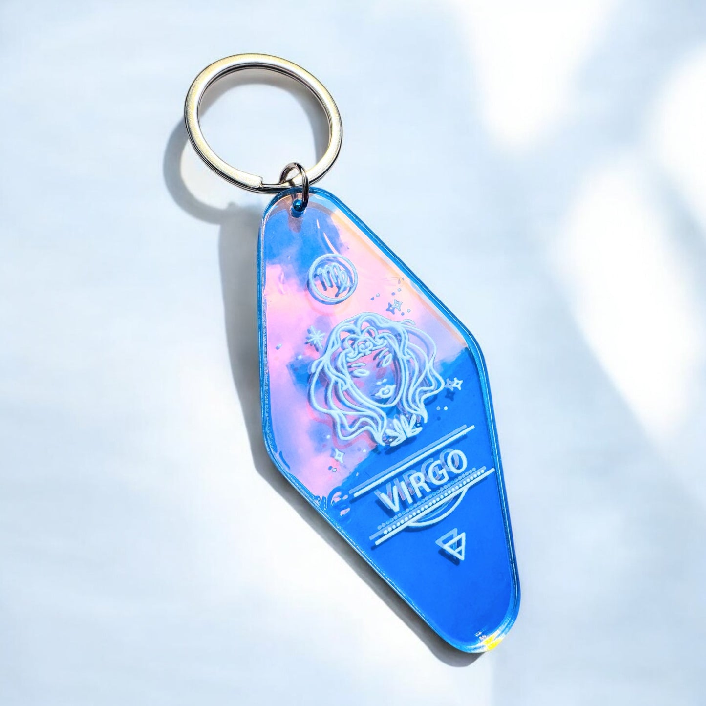 Iridescent Zodiac Key Rings