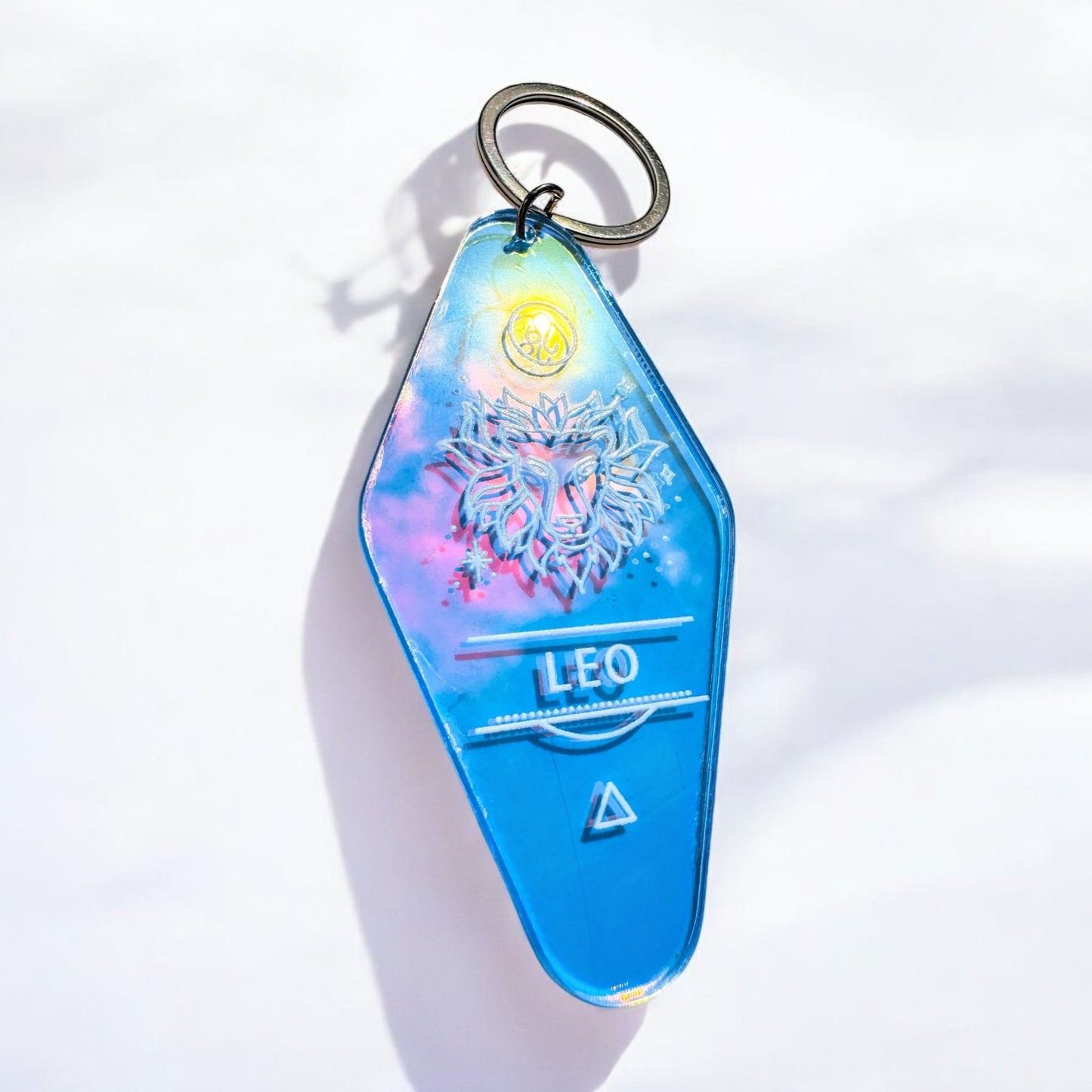 Iridescent Zodiac Key Rings