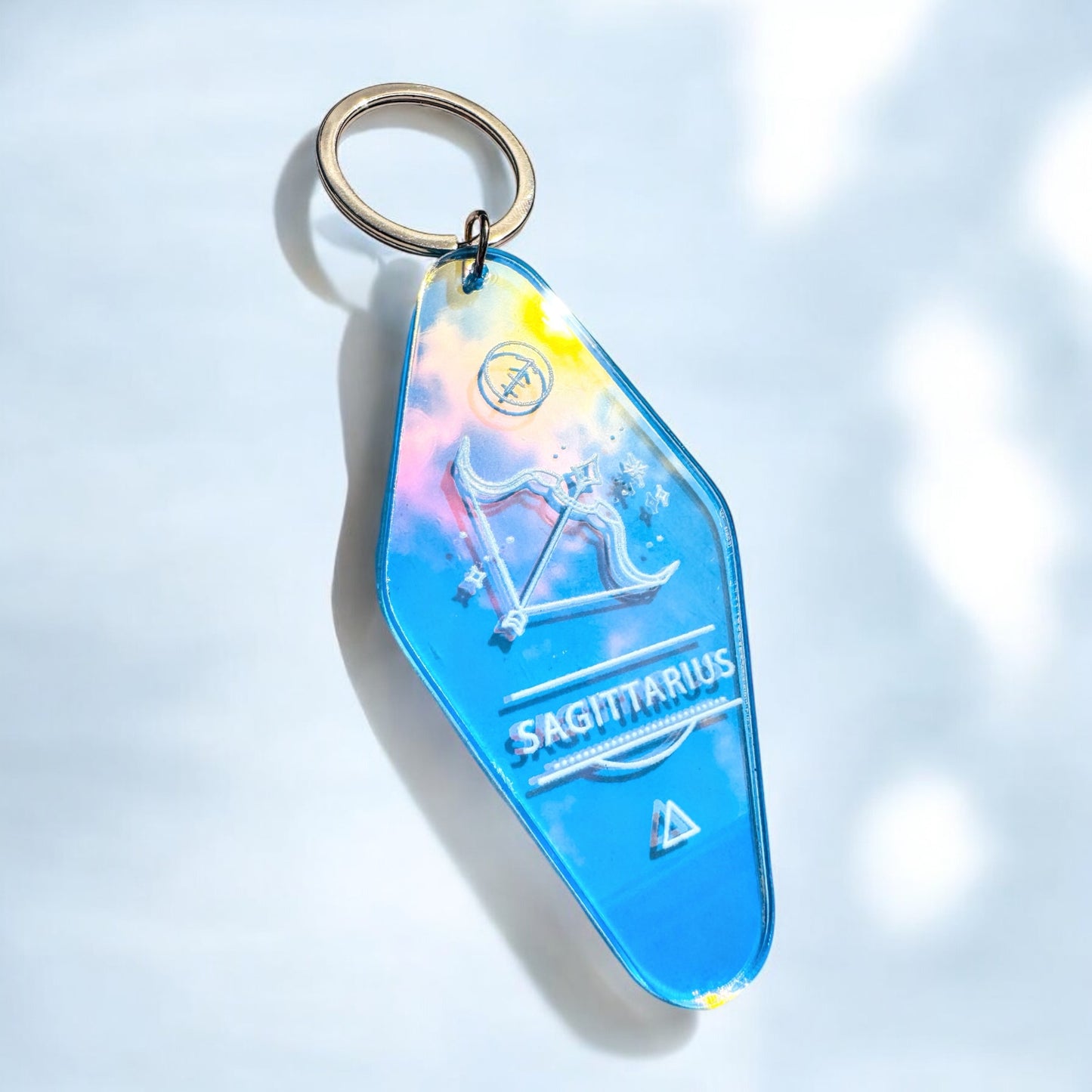 Iridescent Zodiac Key Rings