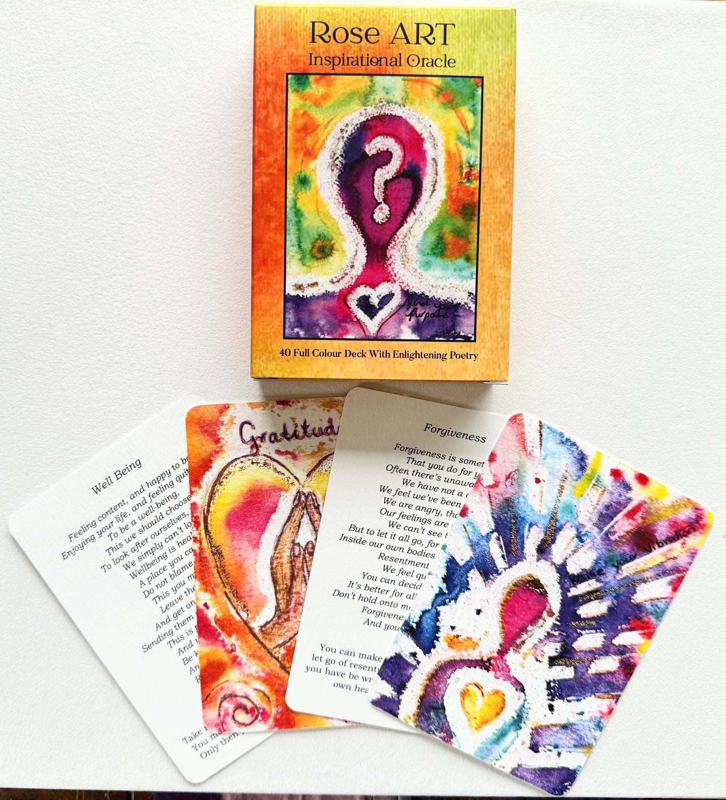 Rose Art Inspirational Oracle Cards