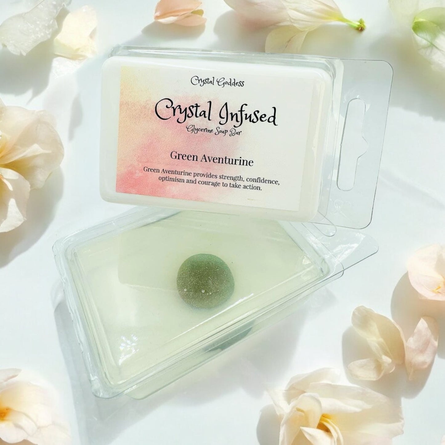 Crystal Infused Soap Bar