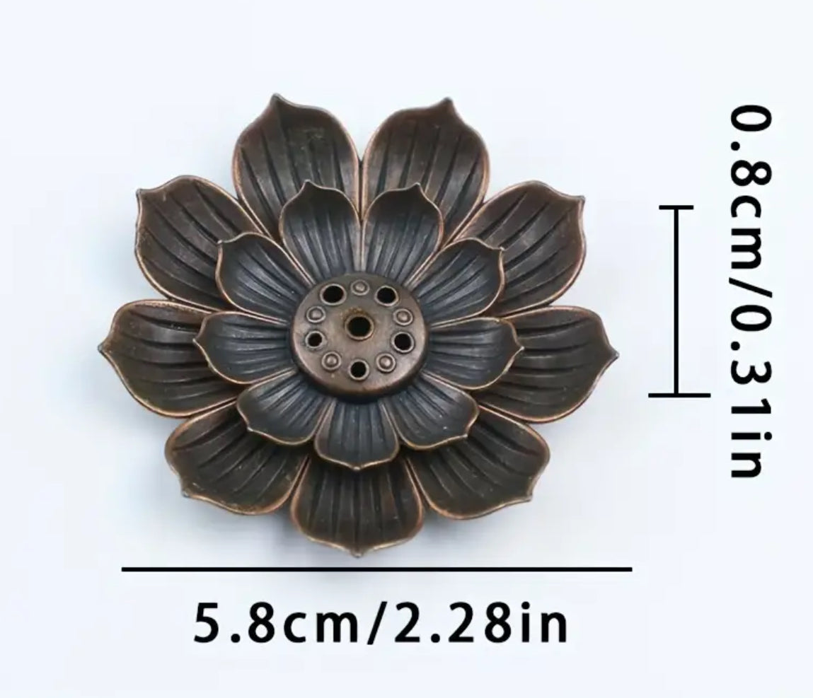 Small lotus incense holder