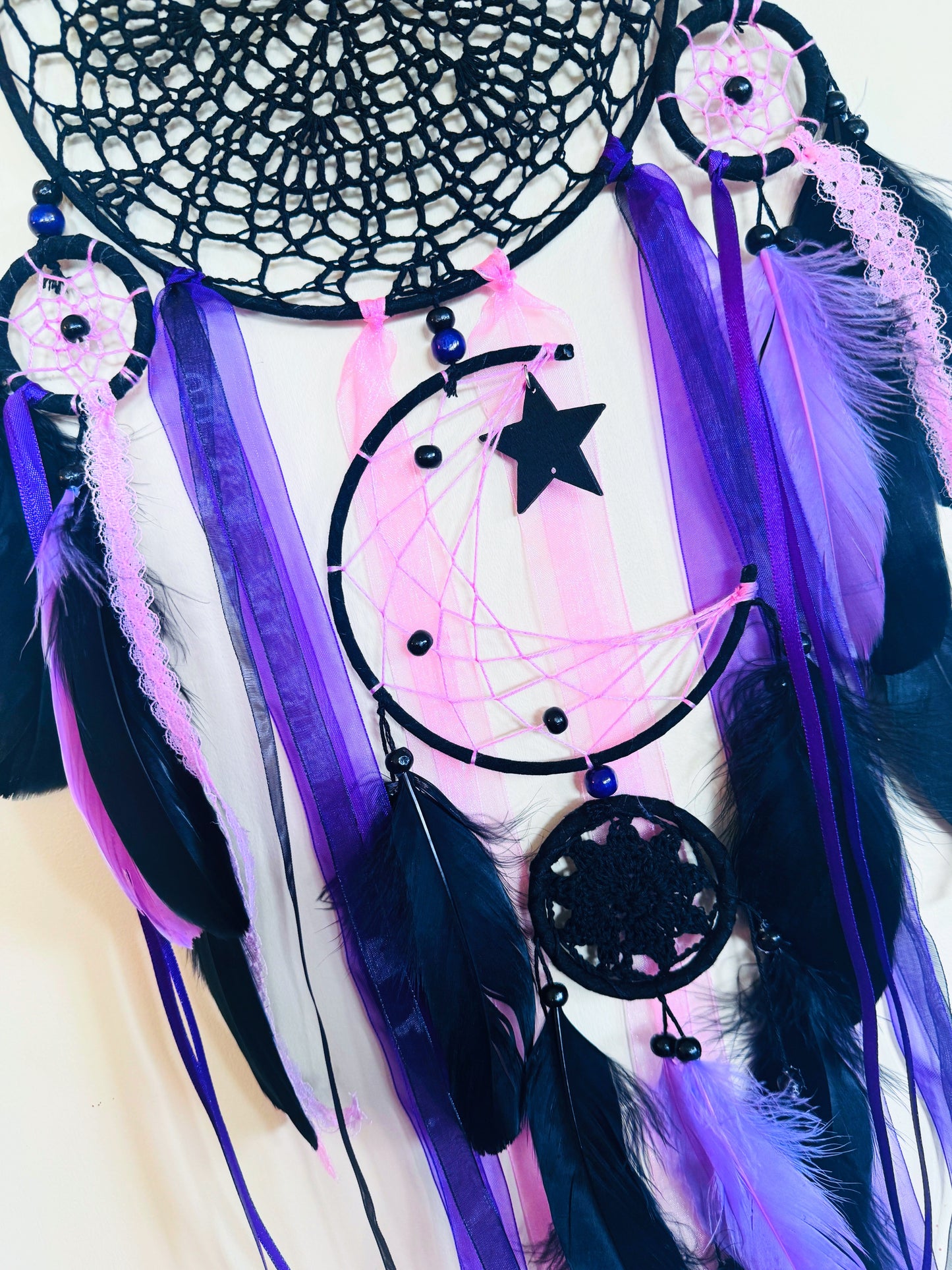 Large Dream Catcher Purple & Pinks