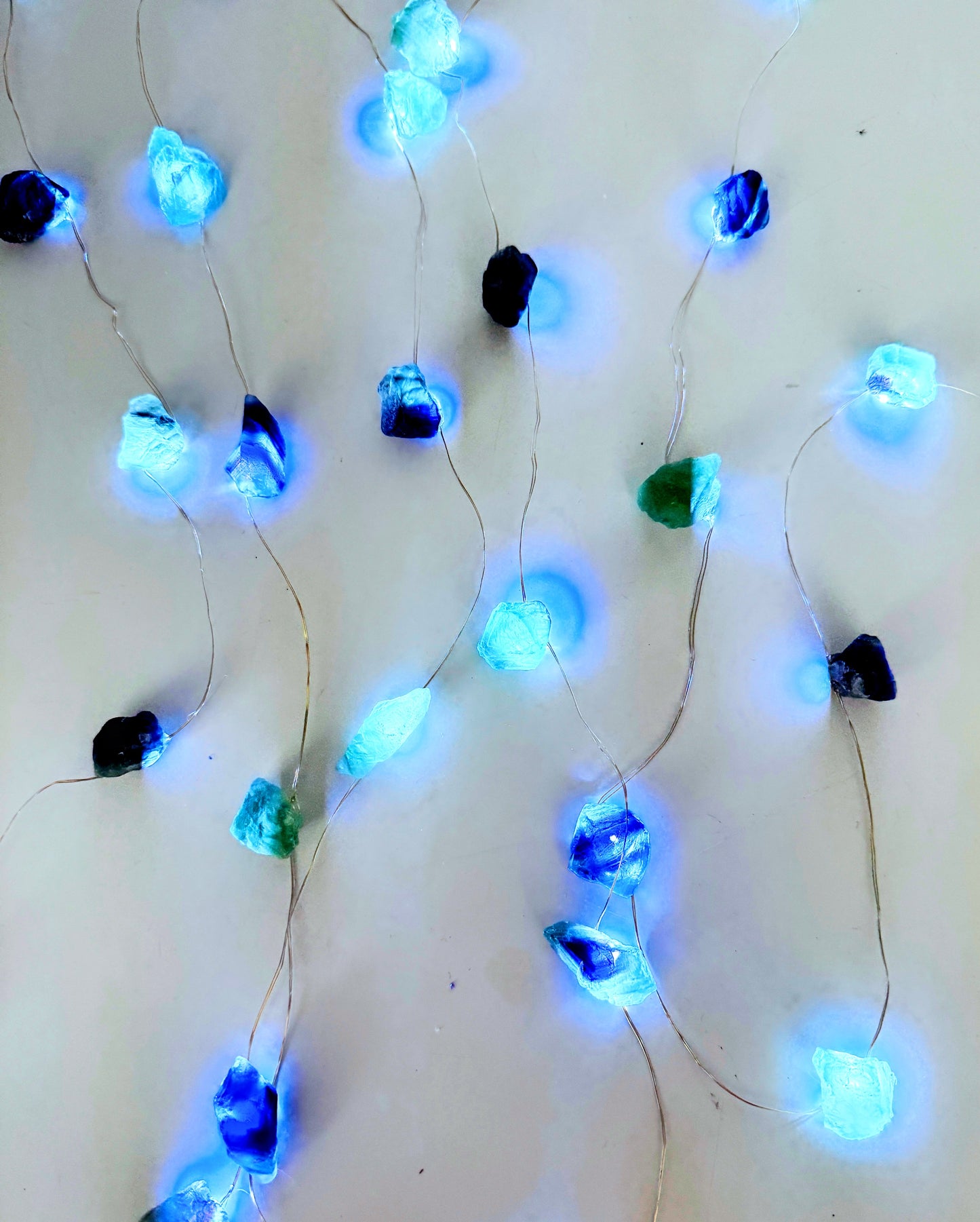 Crystal Fairy Lights Fluorite 3 Metre (flashing)