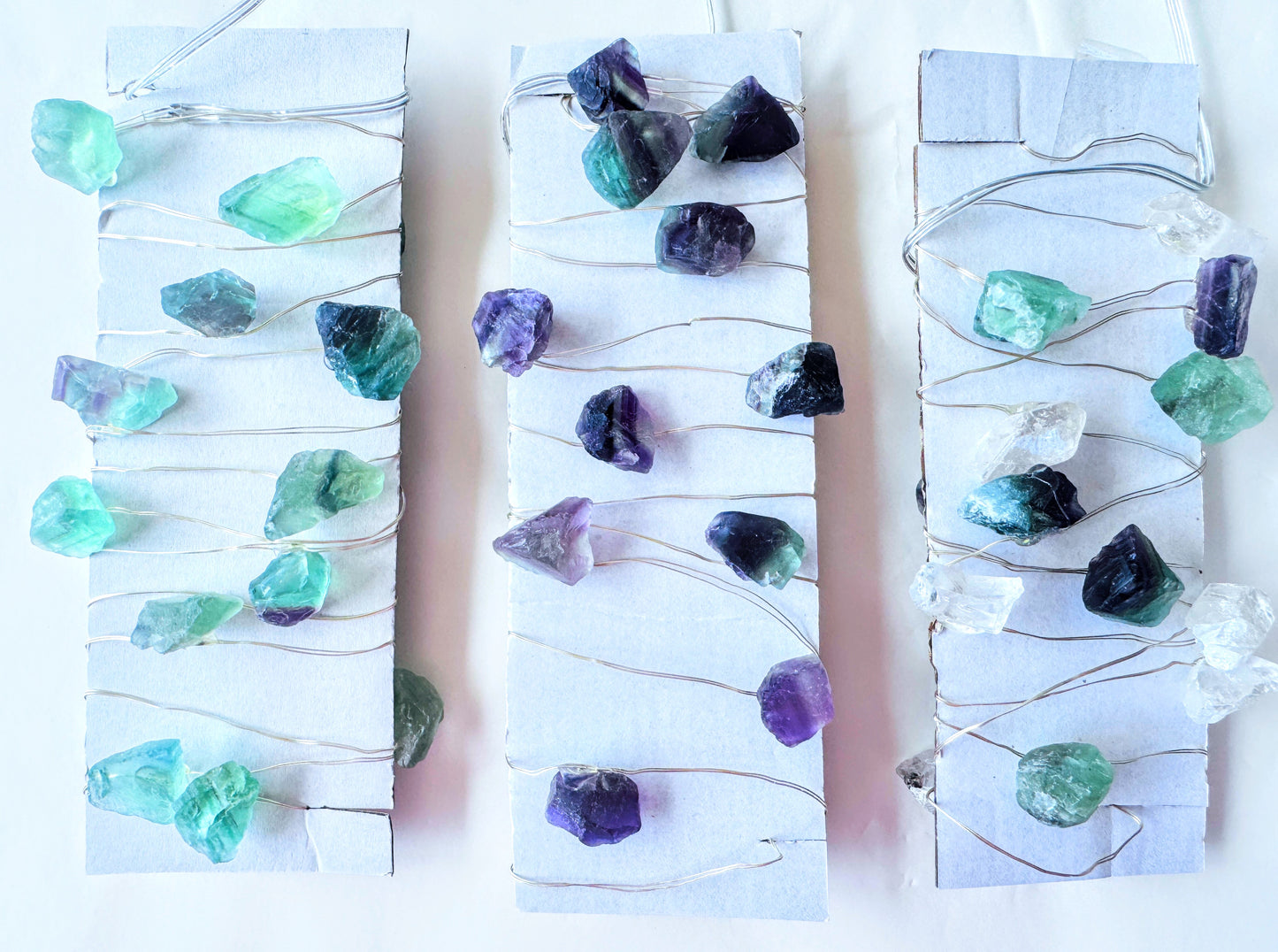 Crystal Fairy Lights Fluorite 2M