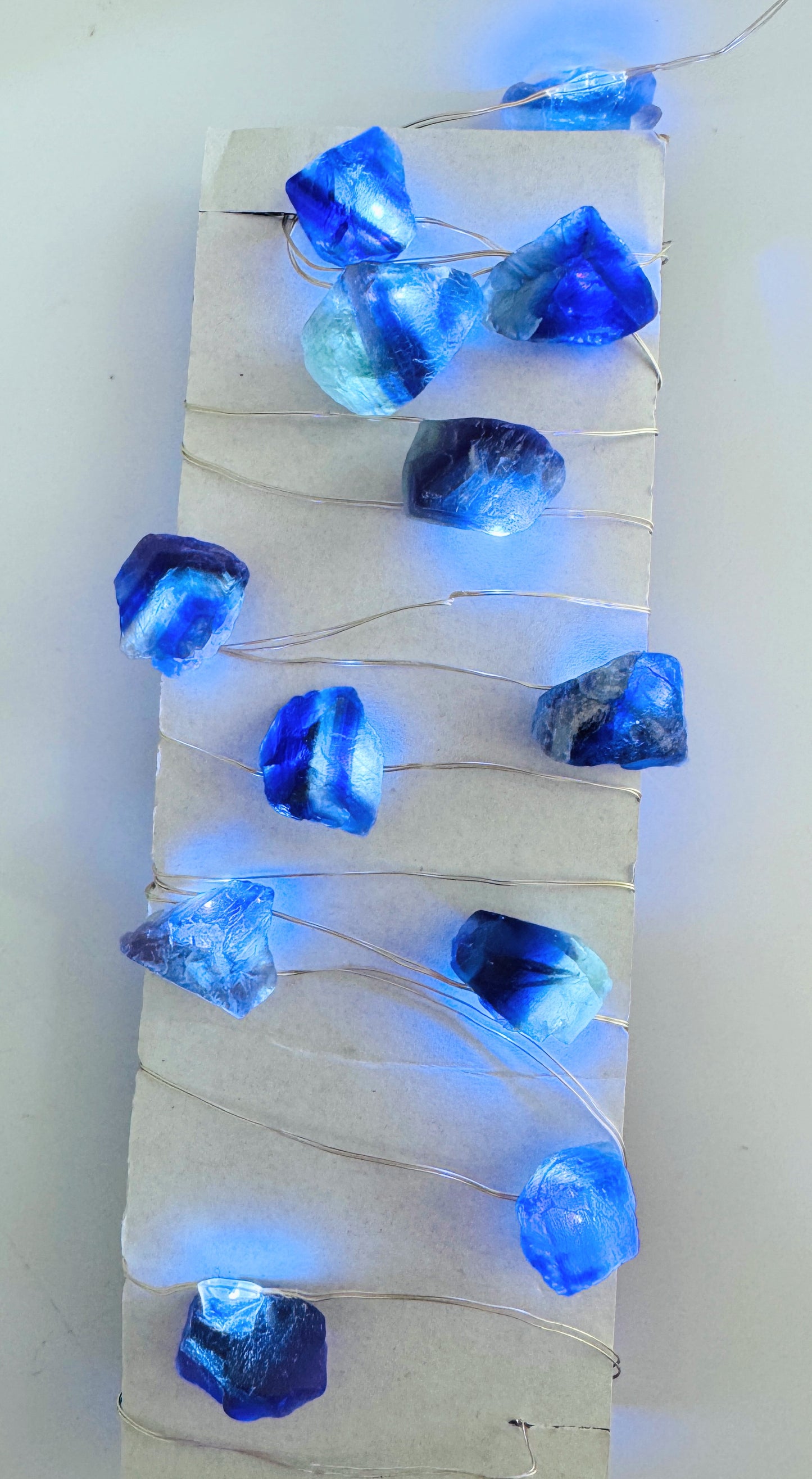 Crystal Fairy Lights Fluorite 2M