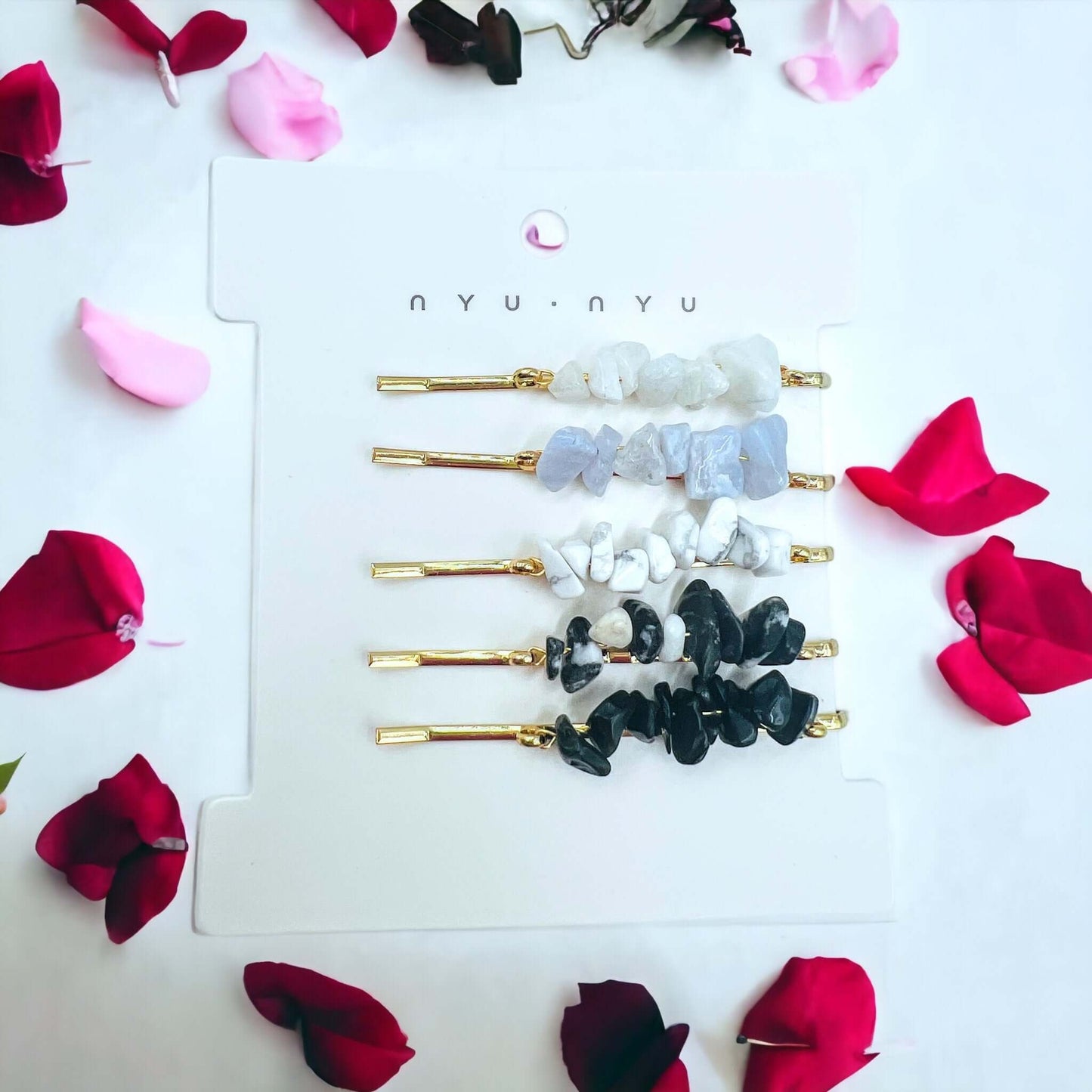 Crystal Hair Pin Sets.