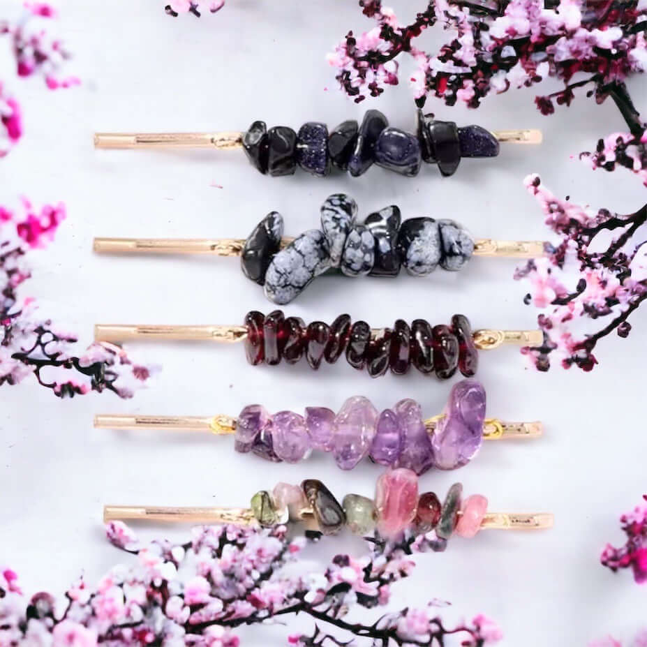 Crystal Hair Pin Sets.