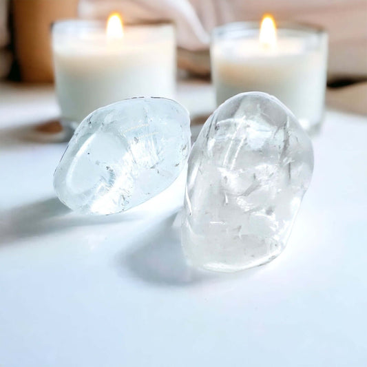 Large Clear Quartz Tumble.