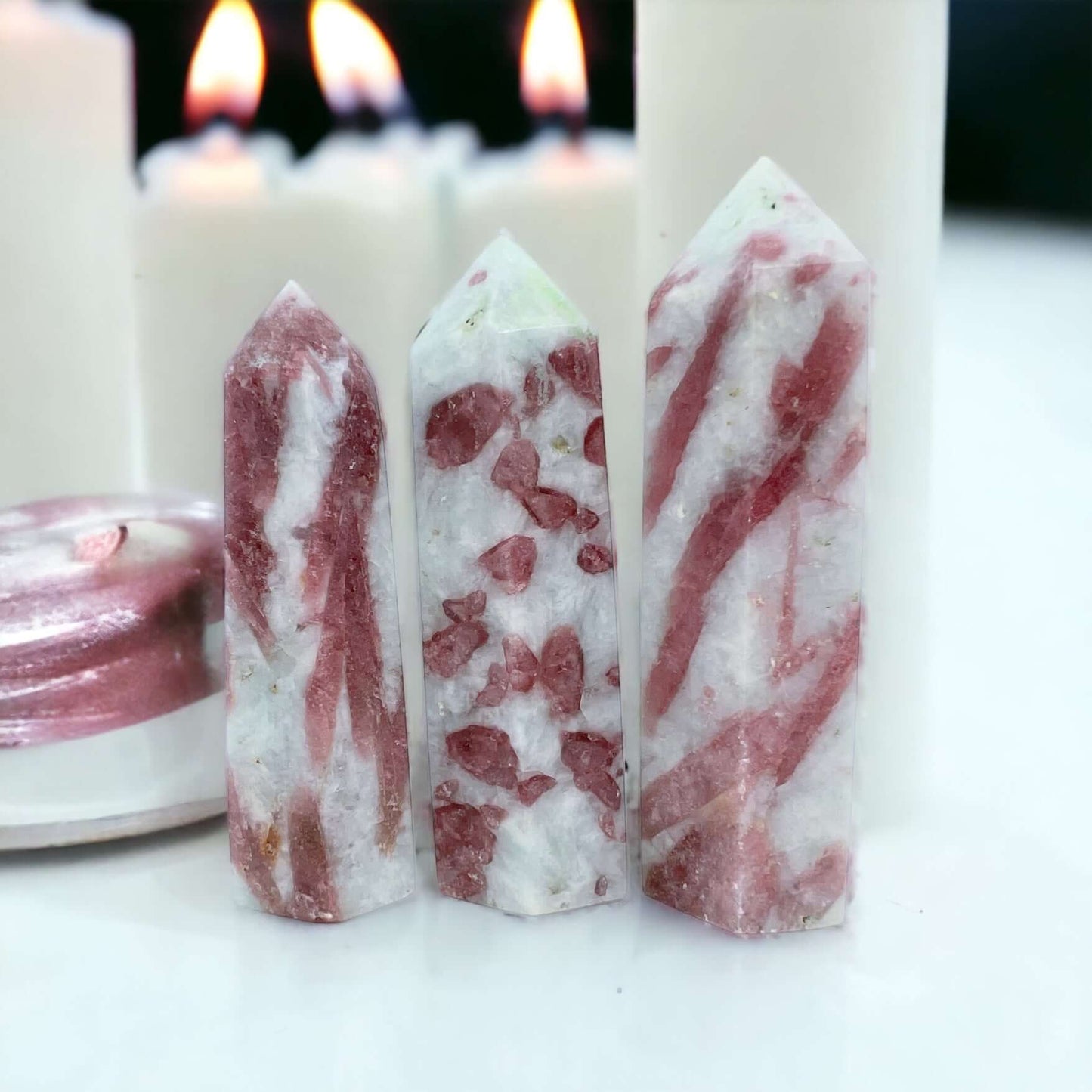 Pink Tourmaline Points