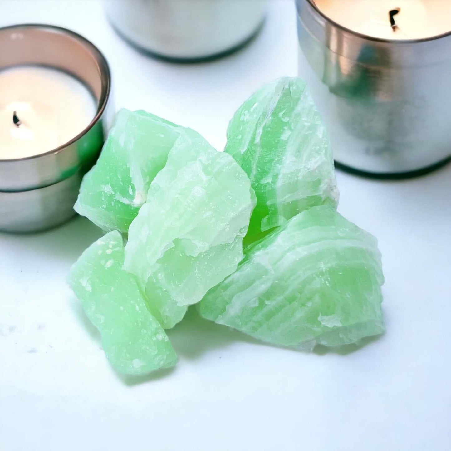 Rough Lime Green Calcite