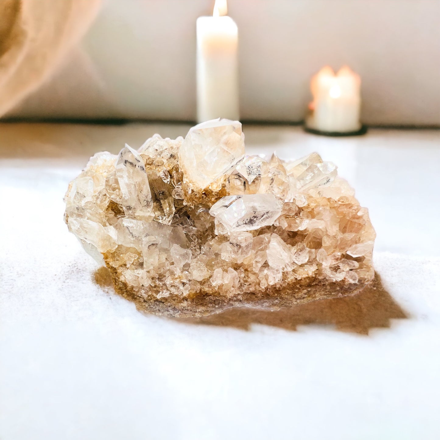 Large Clear Quartz Cluster 970g