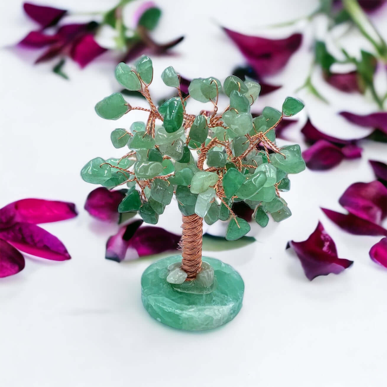 Green aventurine crystal tree.