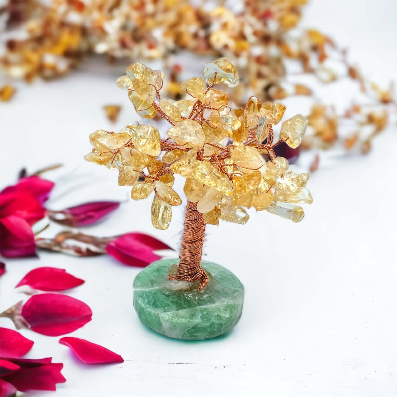 Citrine gemstone tree.