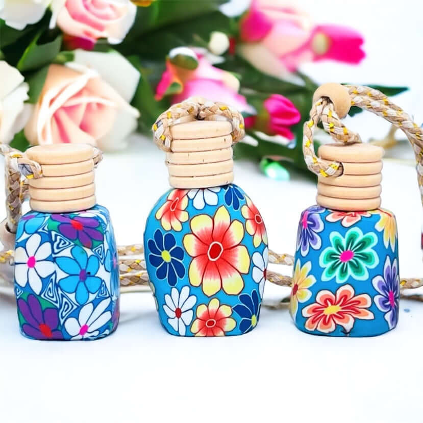 Colourful diffuser bottles for car 