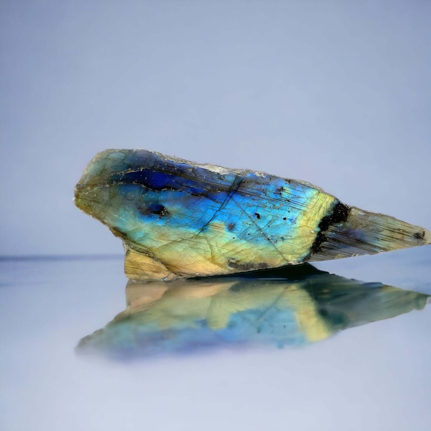 Labradorite Semi Polished 130g