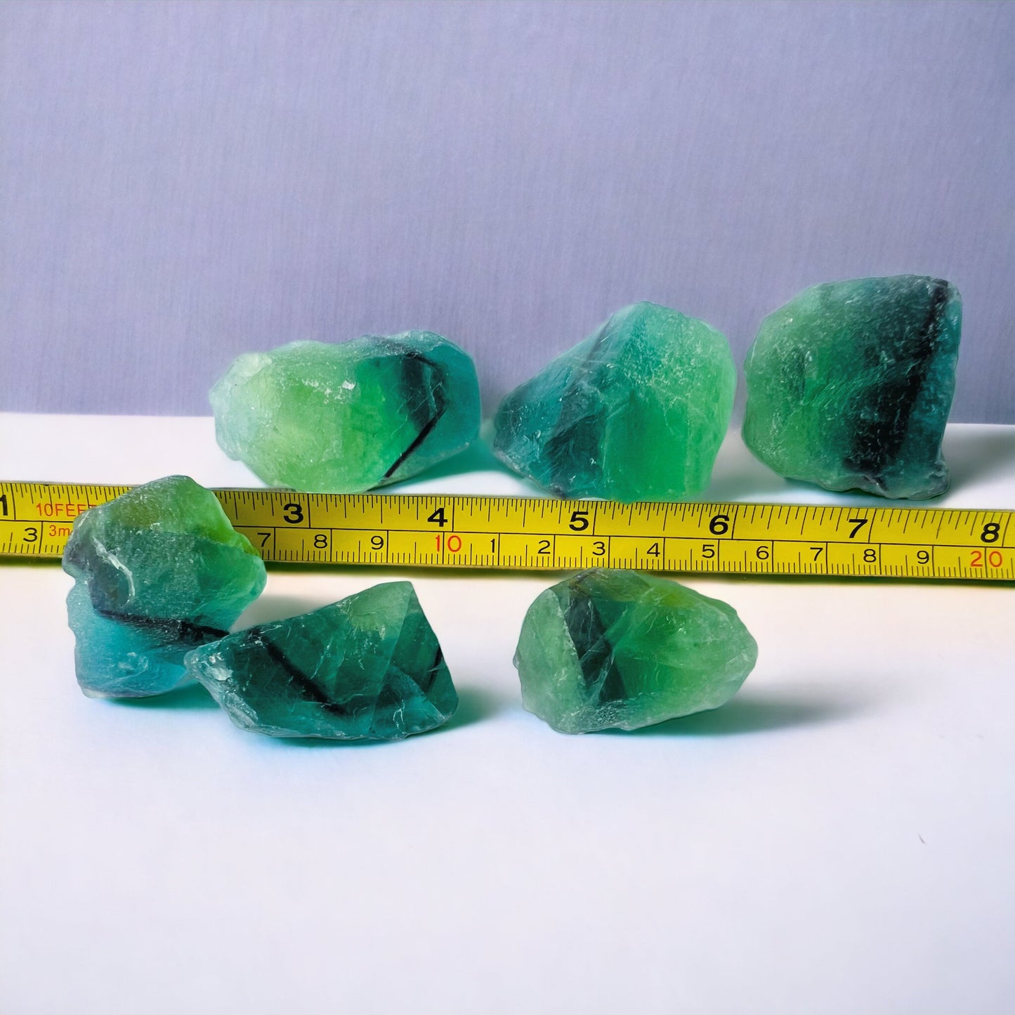 Rough Blue Green Fluorite.