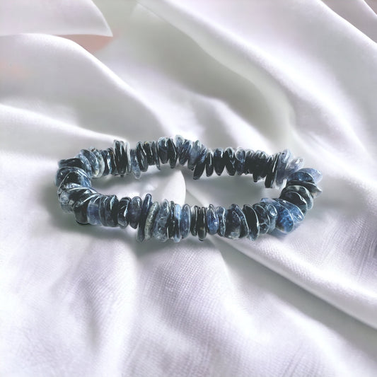 Iolite  Large Chip Bracelet