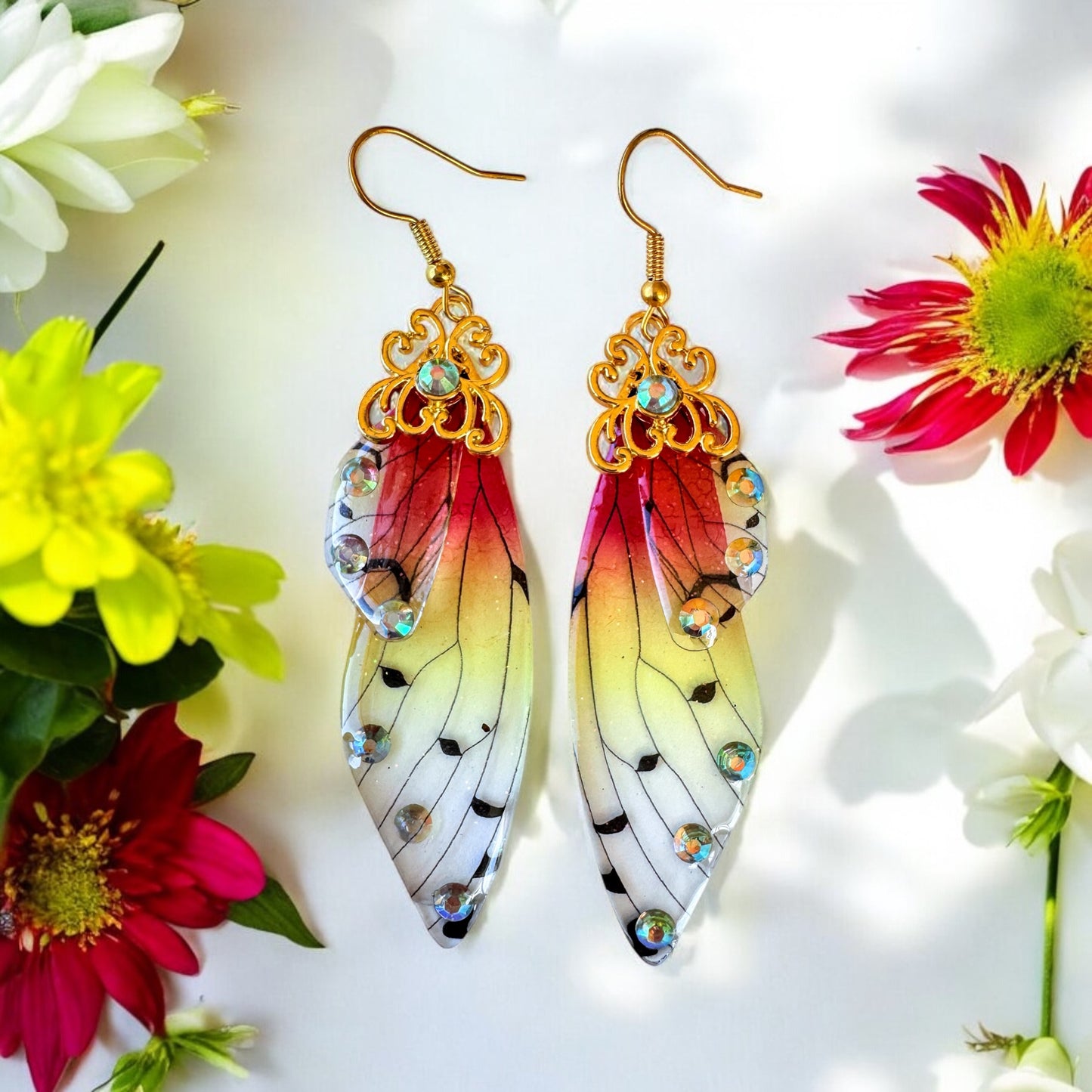 Fairy wing earrings type 2