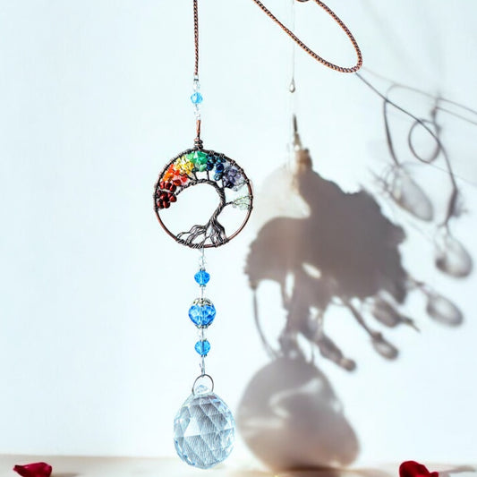 Chakra Tree Of Life Sun Catcher.