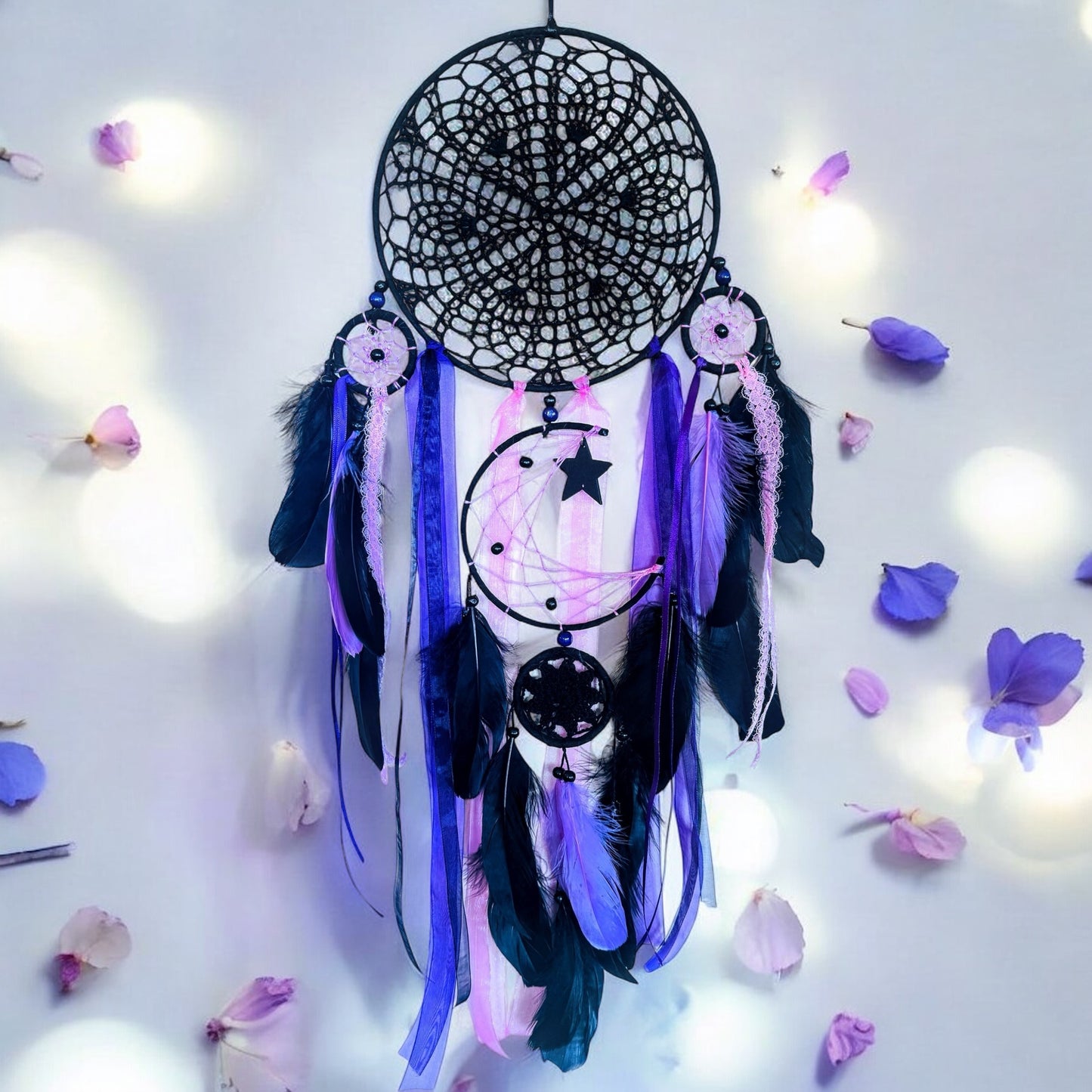 Large Dream Catcher Purple & Pinks