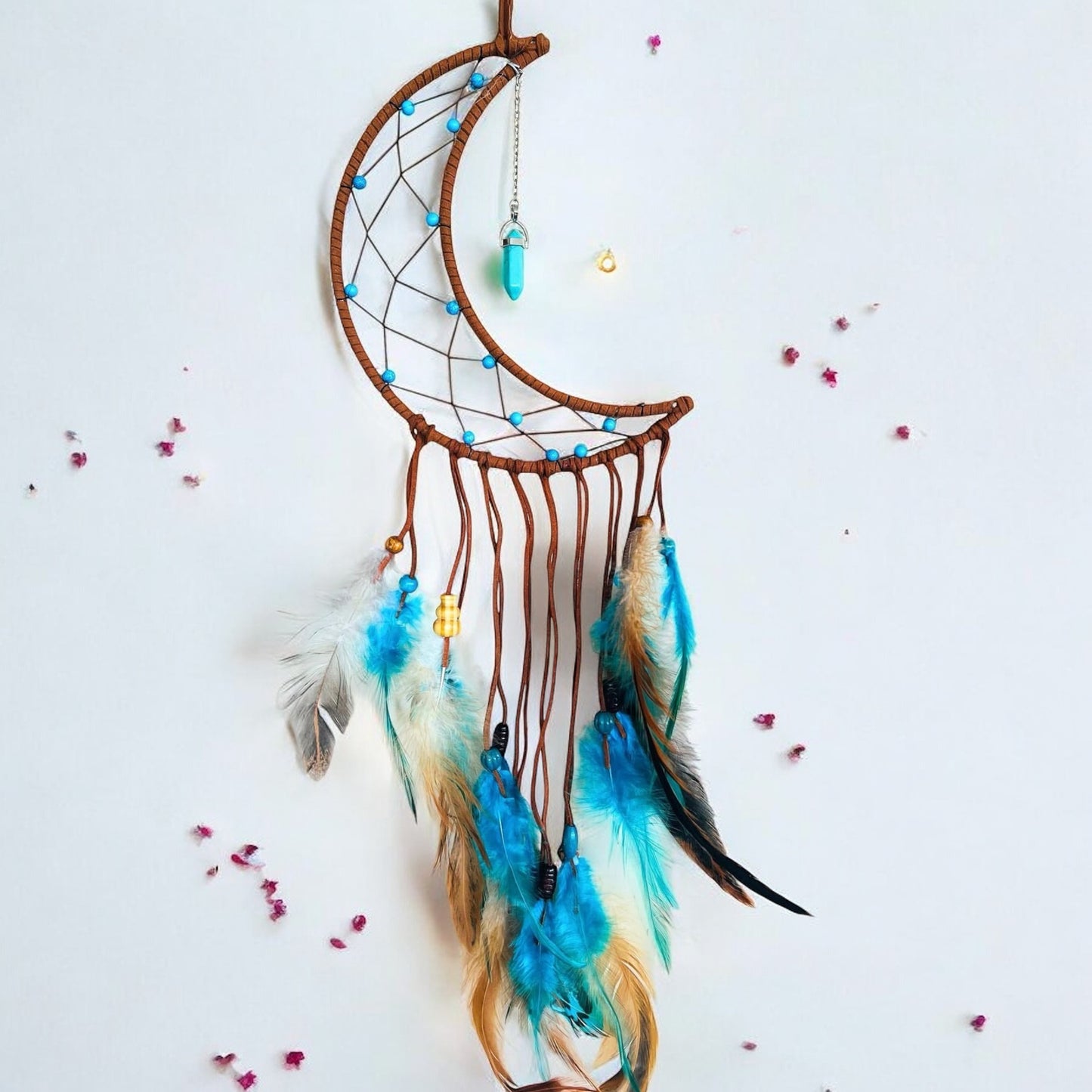 Moon Turquoise Dream Catcher