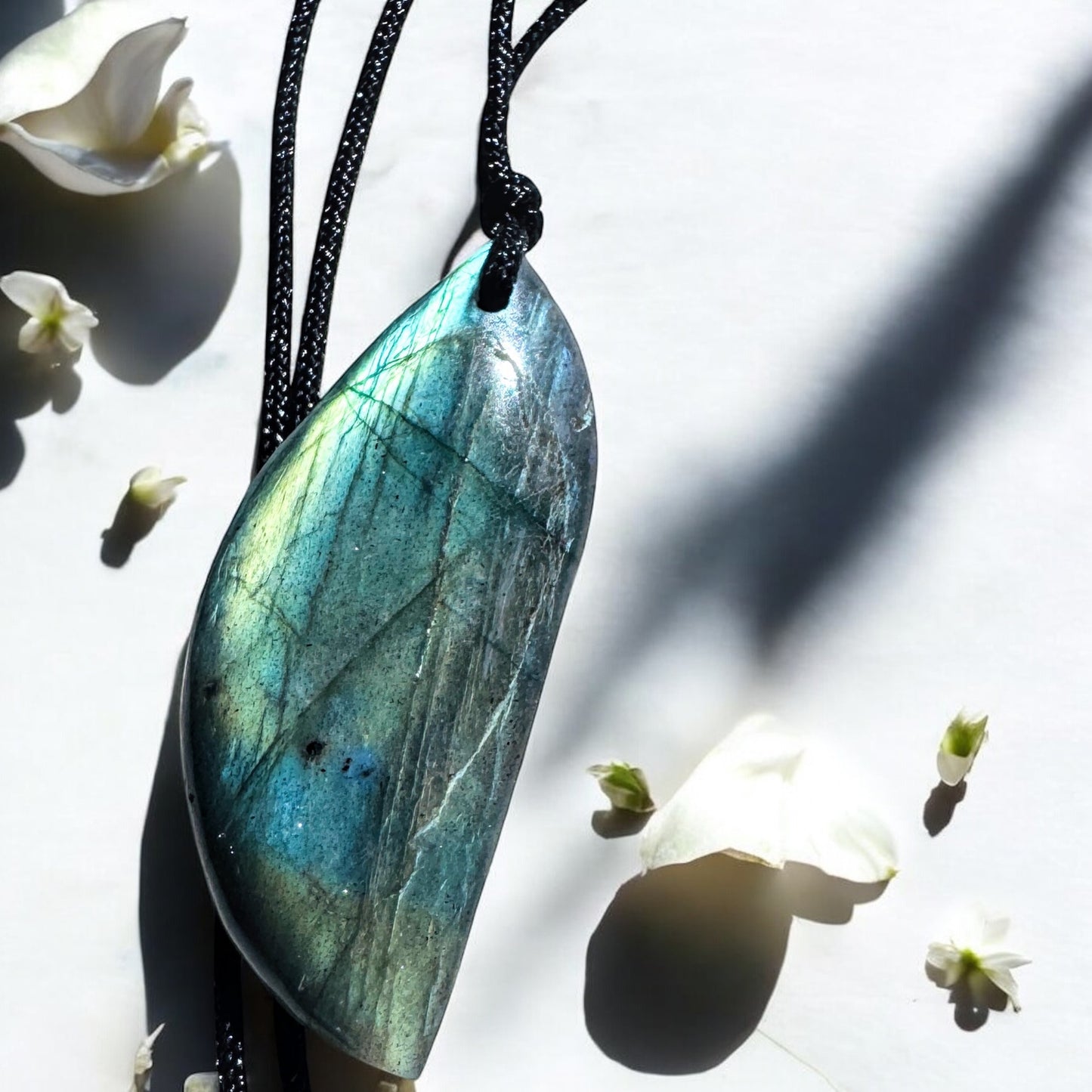 Labradorite Cut Polished Pendants