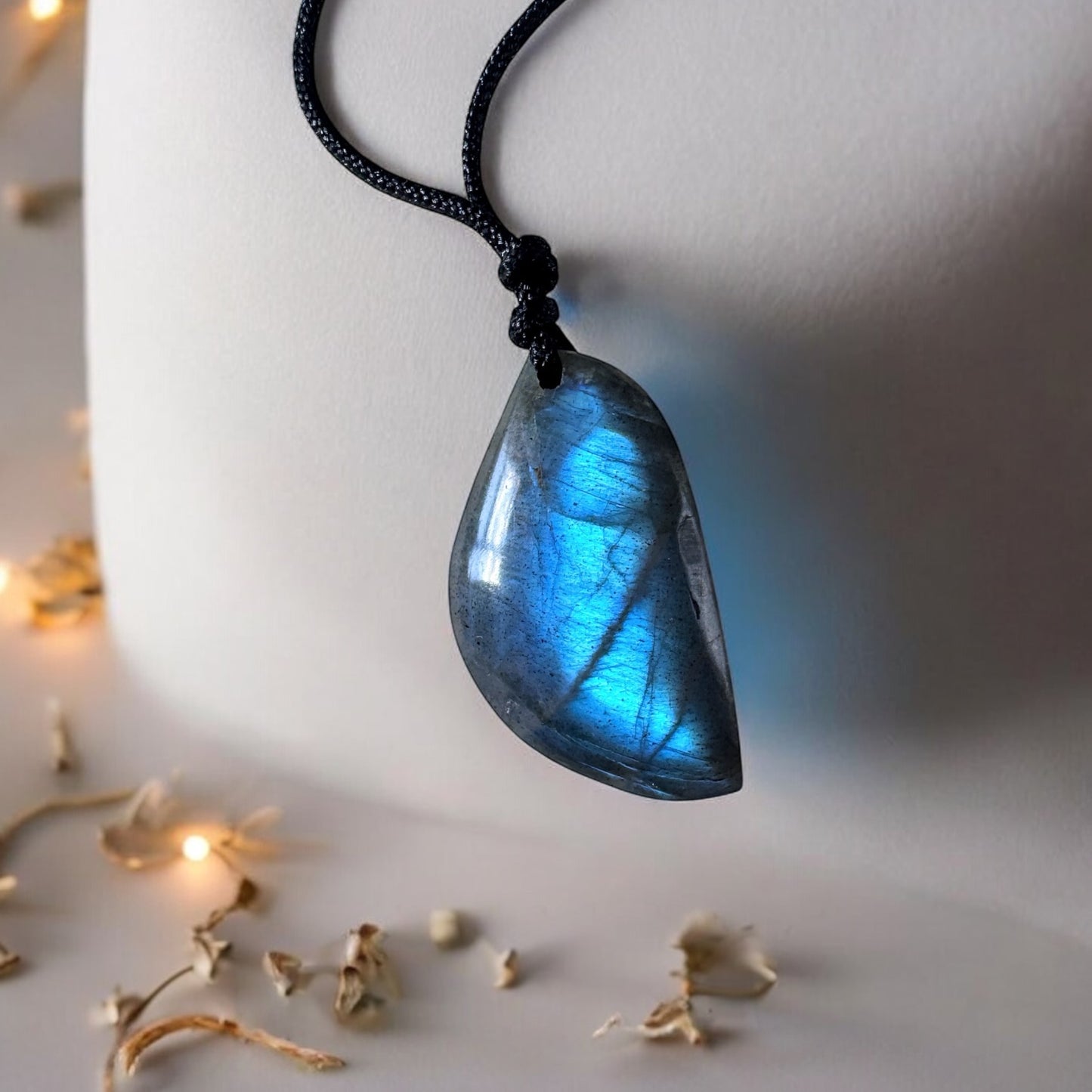 Labradorite Cut Polished Pendants