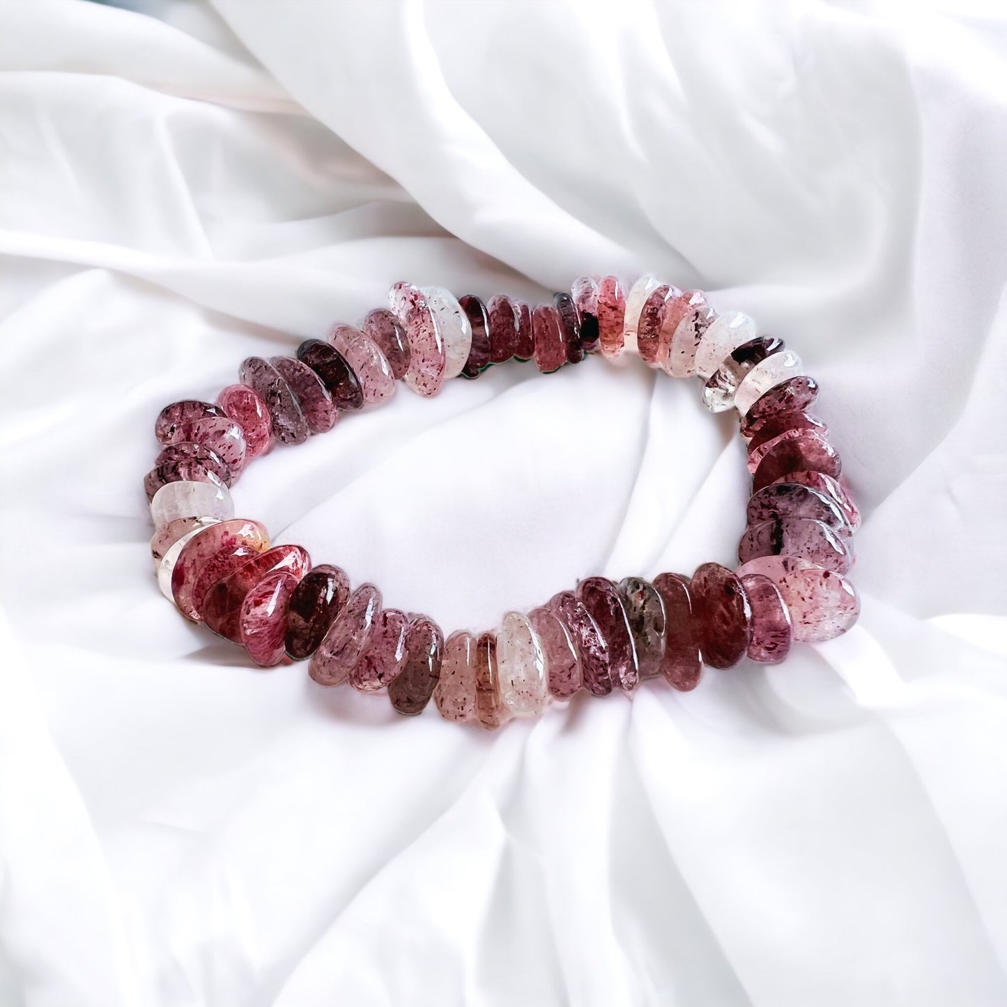 Red Muscovite Large Chip Bracelet