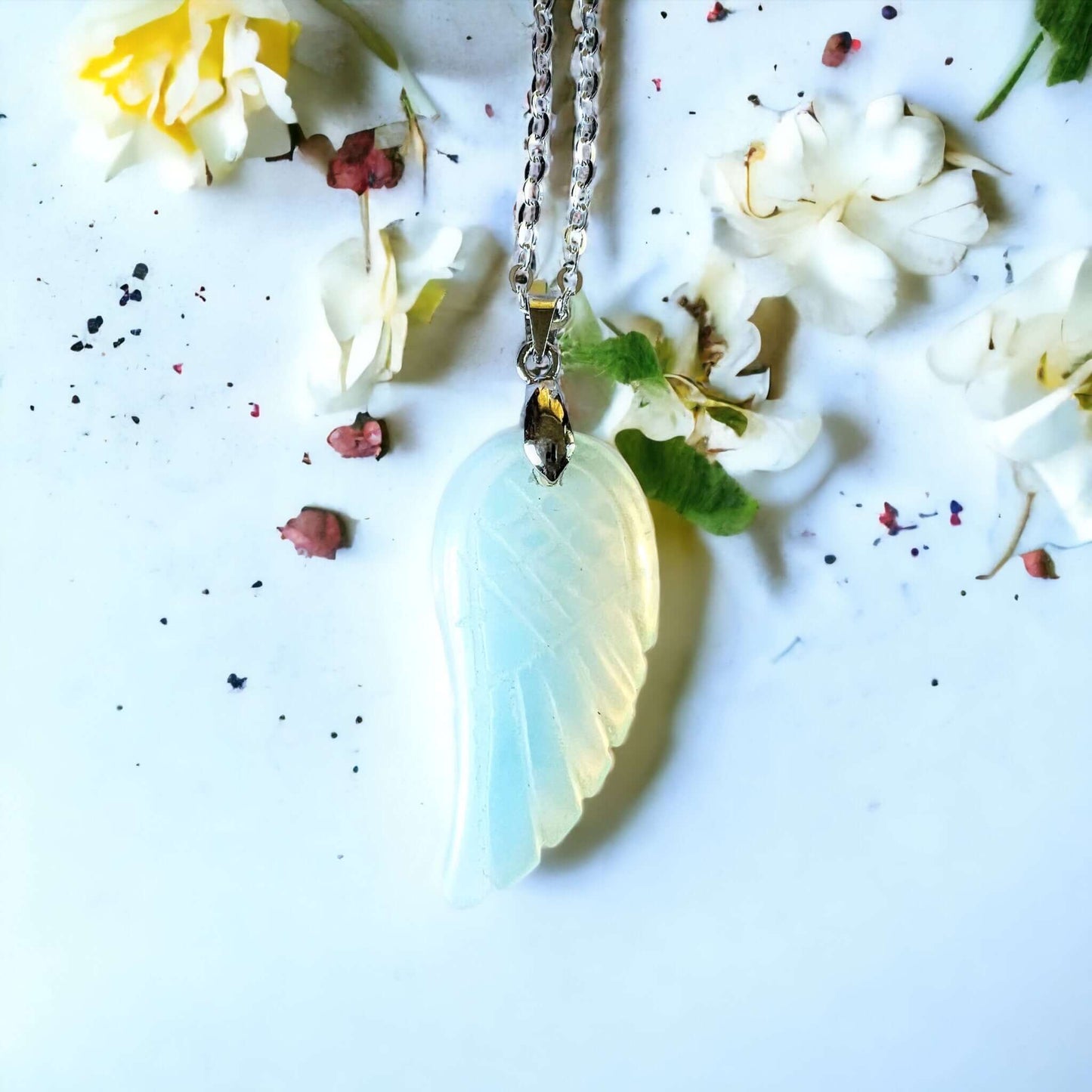 Crystal Angel Wing Pendant