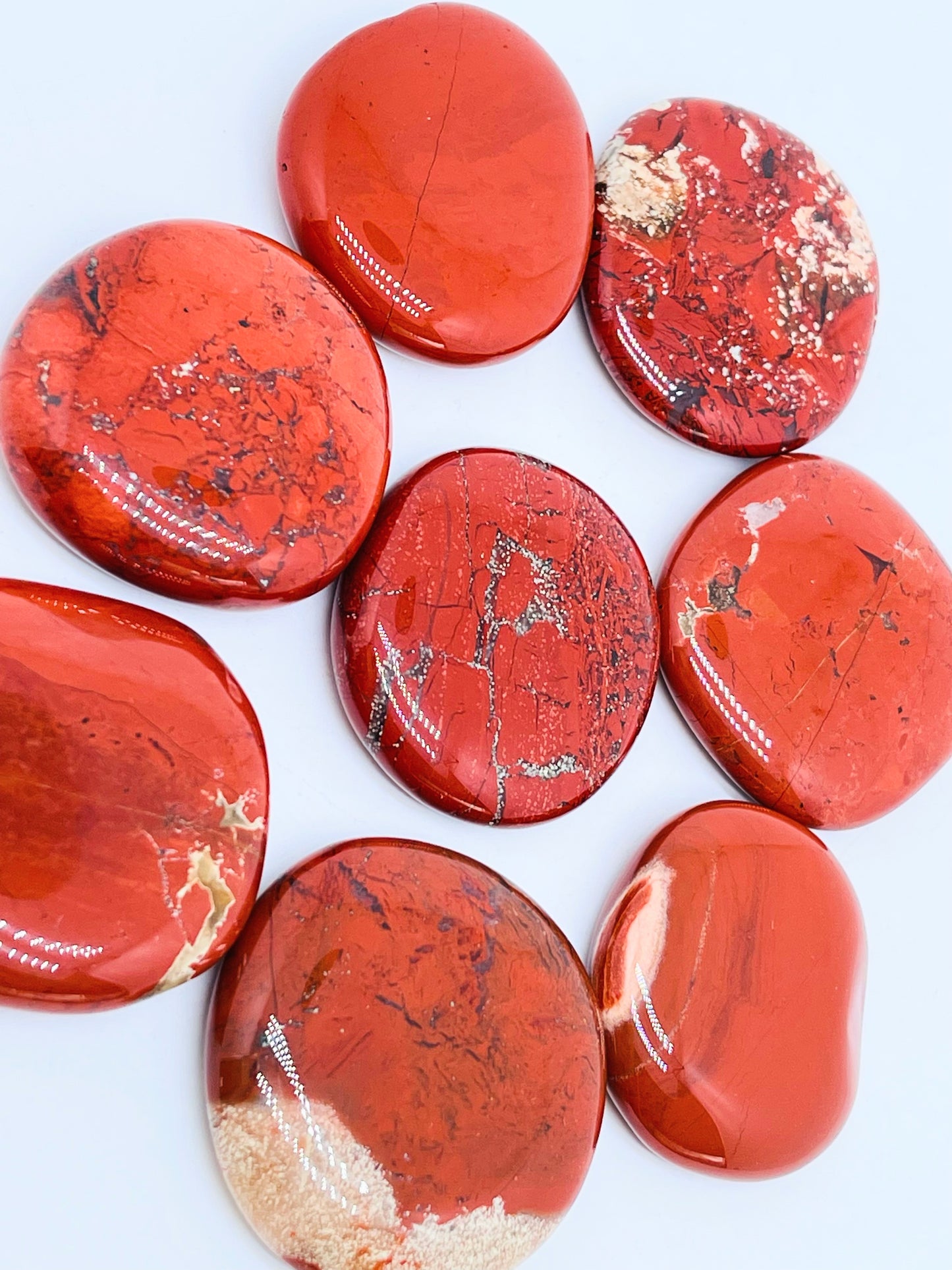 Red Jasper Palm Stone.