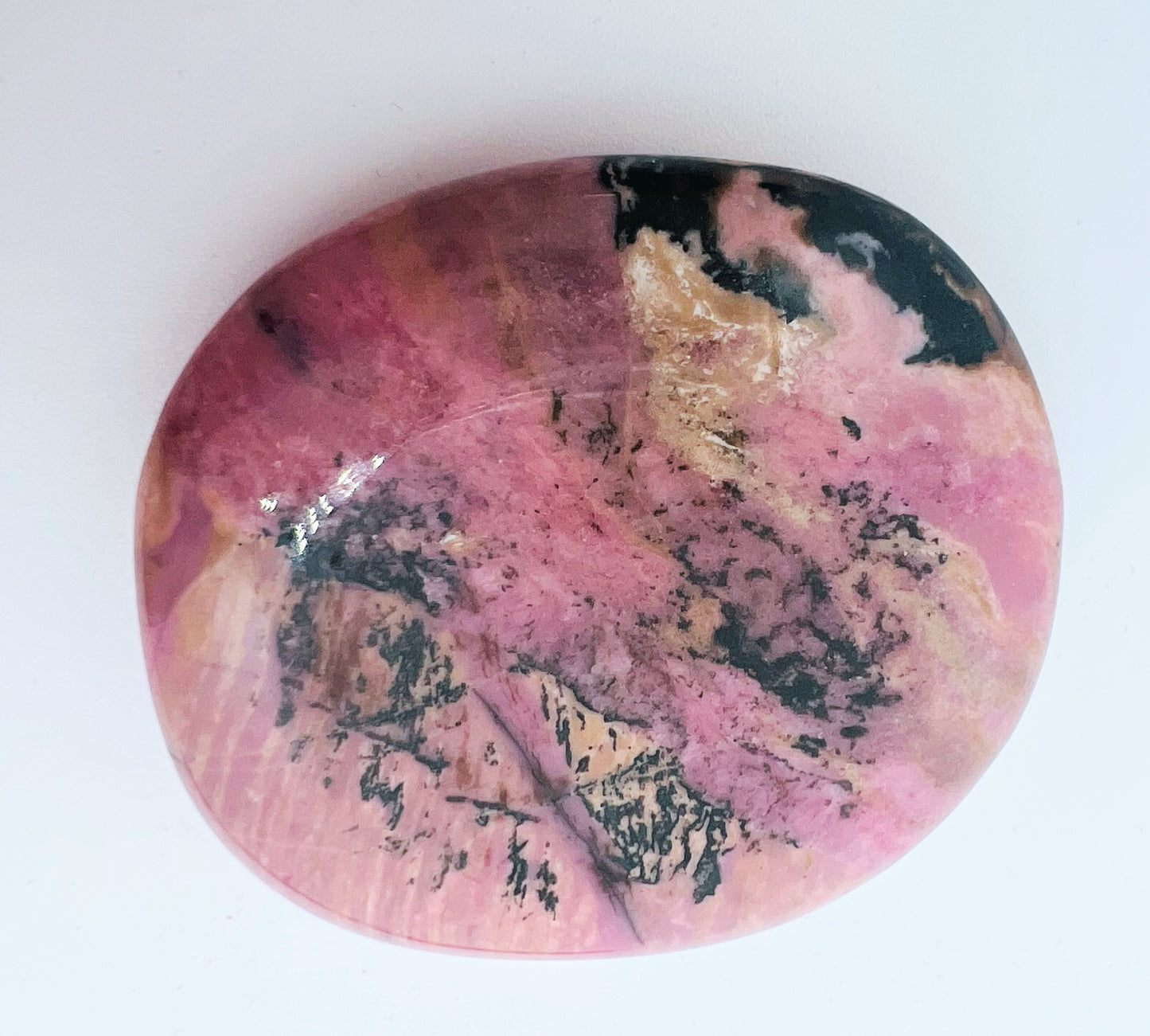 Rhodonite flat  Stones