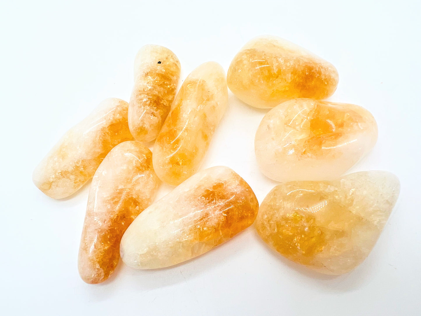 Large Citrine Tumbled Stones.