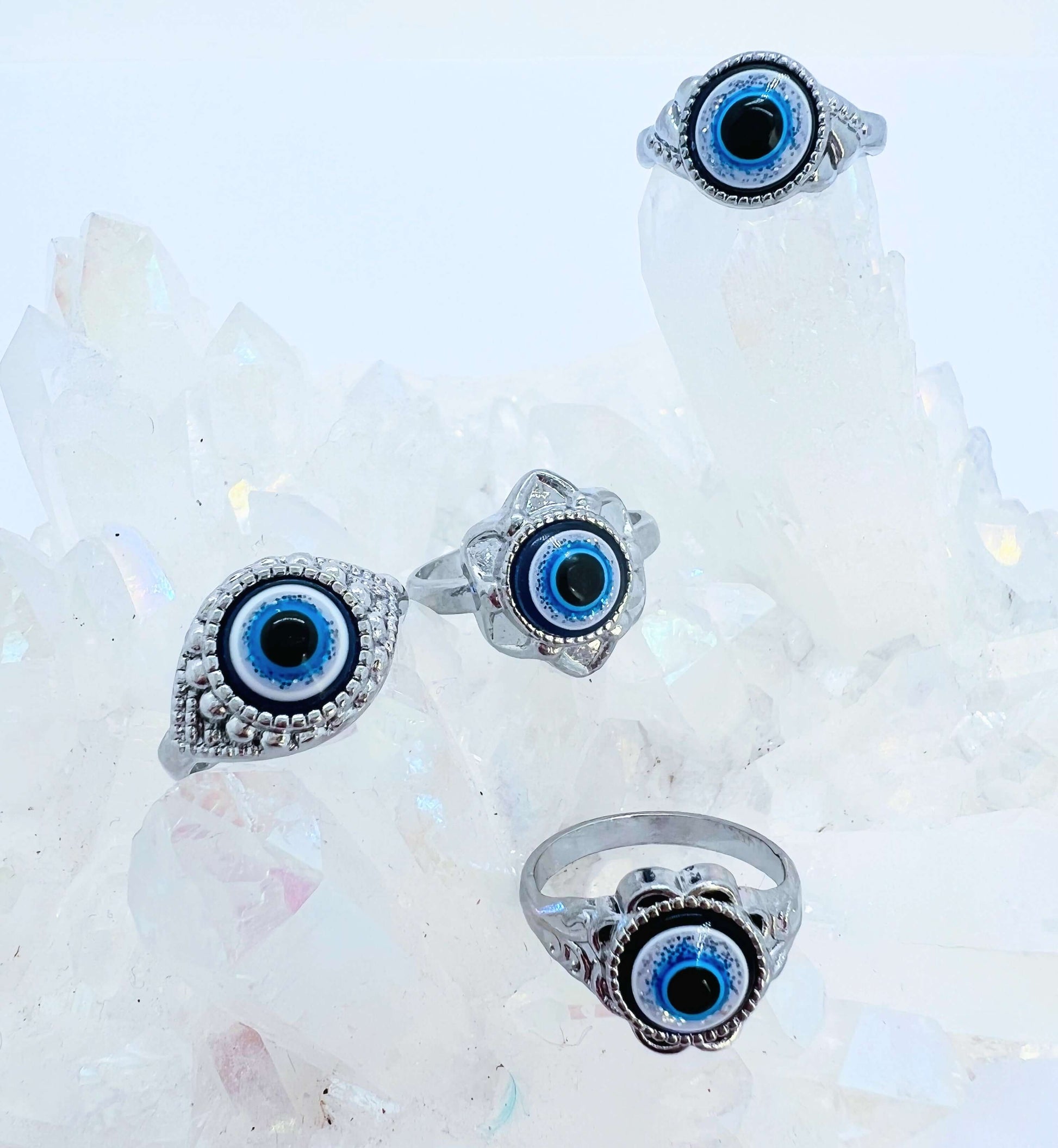 Evil Eye Ring Set