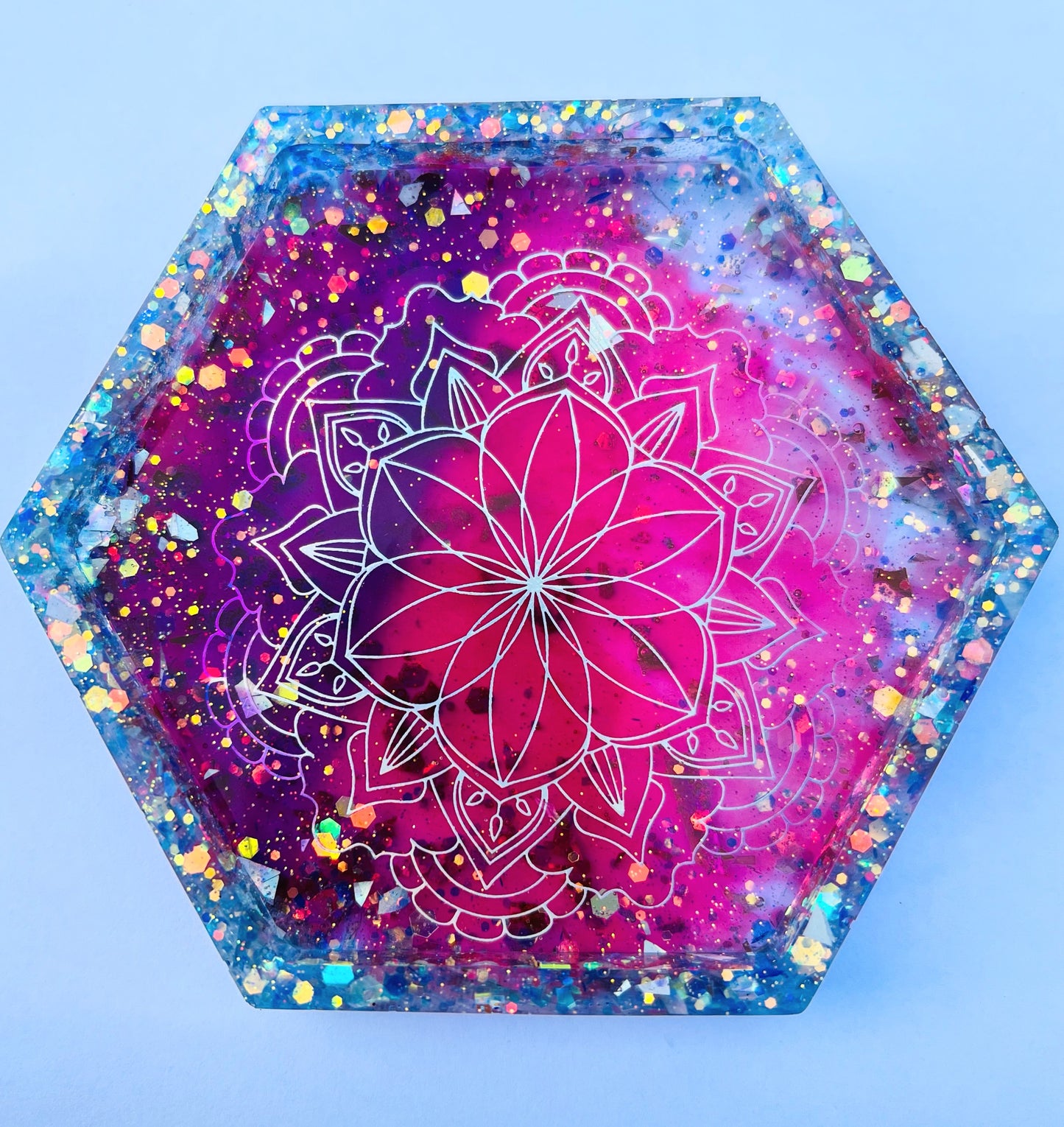 Resin Art Trinket Trays.