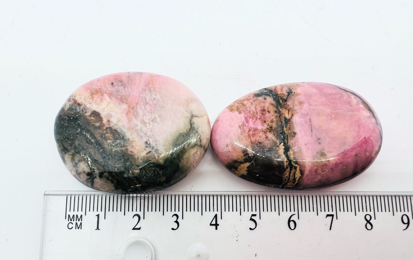 Rhodonite flat  Stones