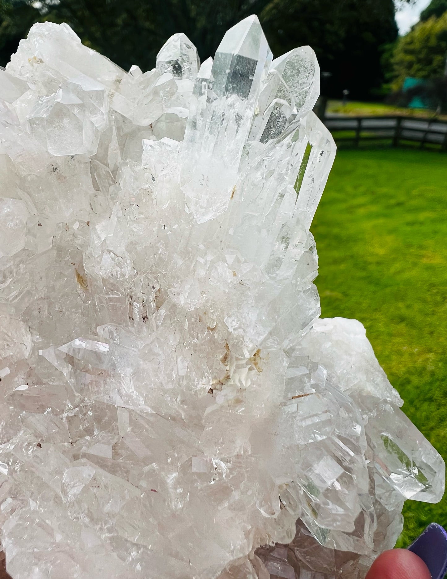 Large Clear Quartz Cluster 1062g