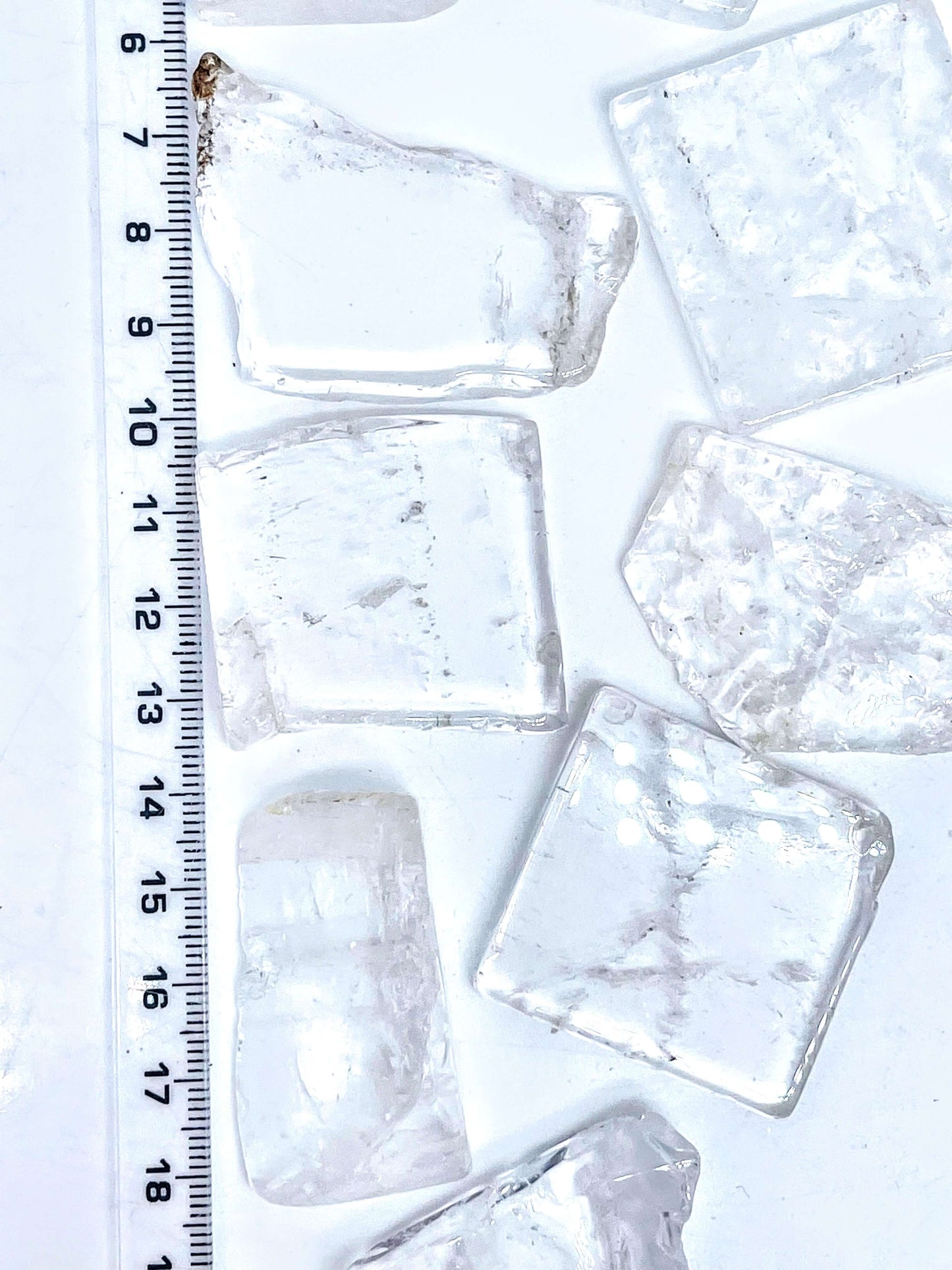 Clear Quartz Slabs.