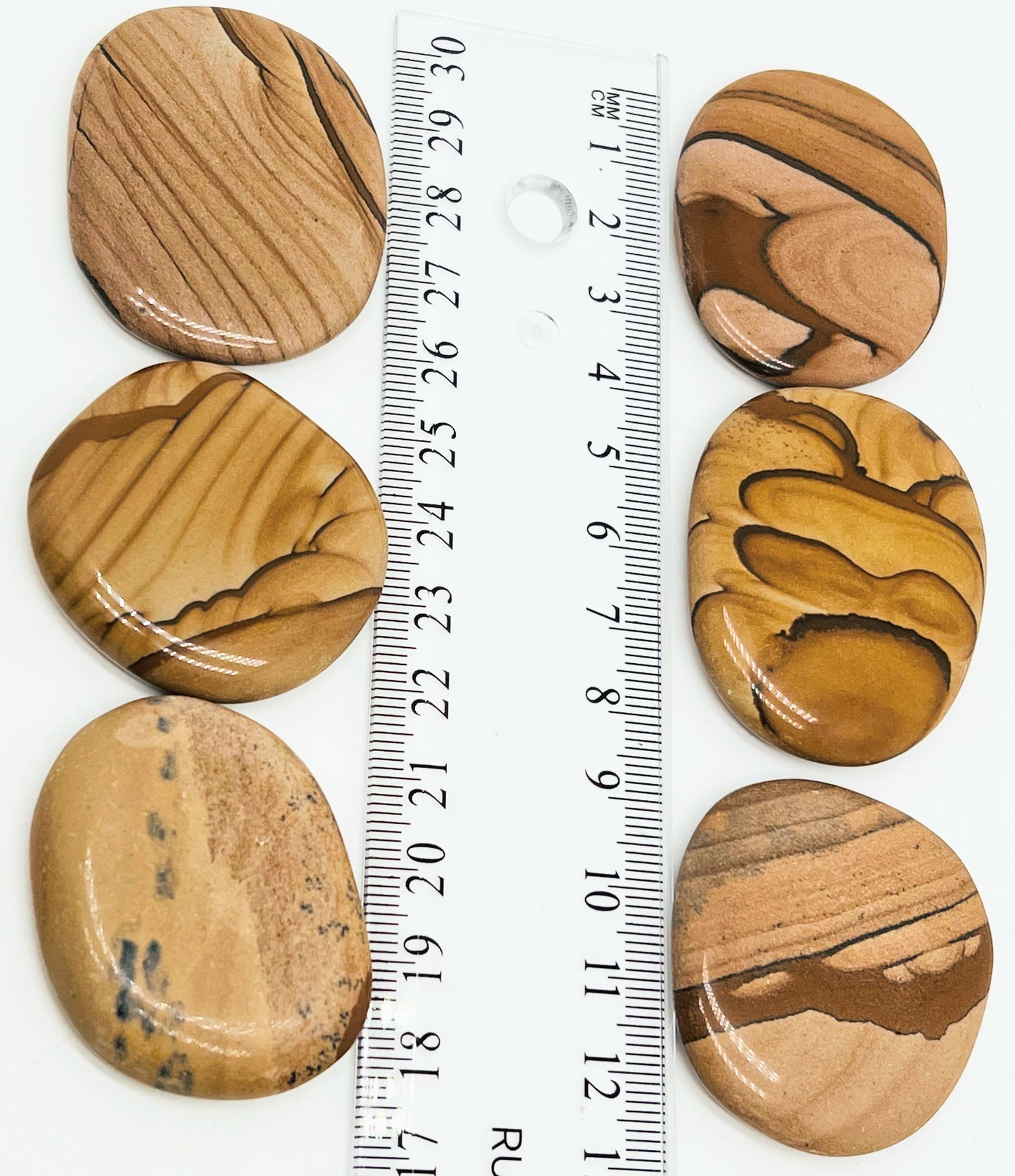 Picture Jasper Palm Stones.