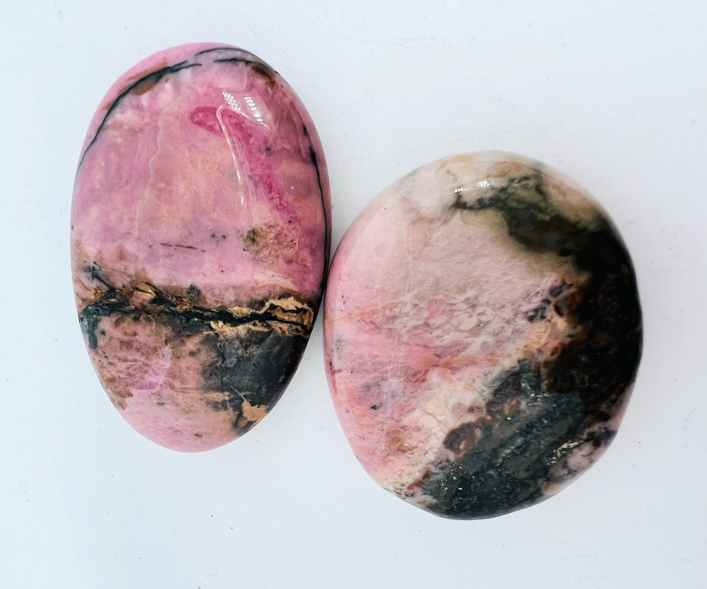 Rhodonite flat  Stones