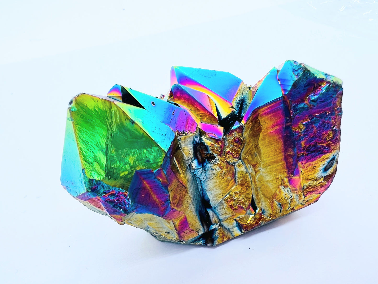 Rainbow Aura Quartz 132g B