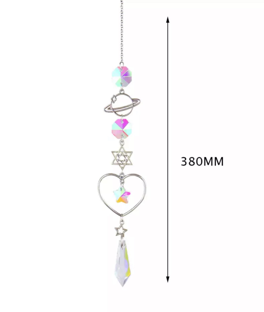 Iridescent Heart Sun Catcher.