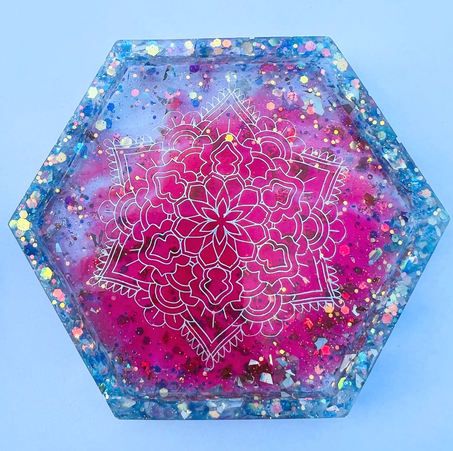 Resin Art Trinket Trays.