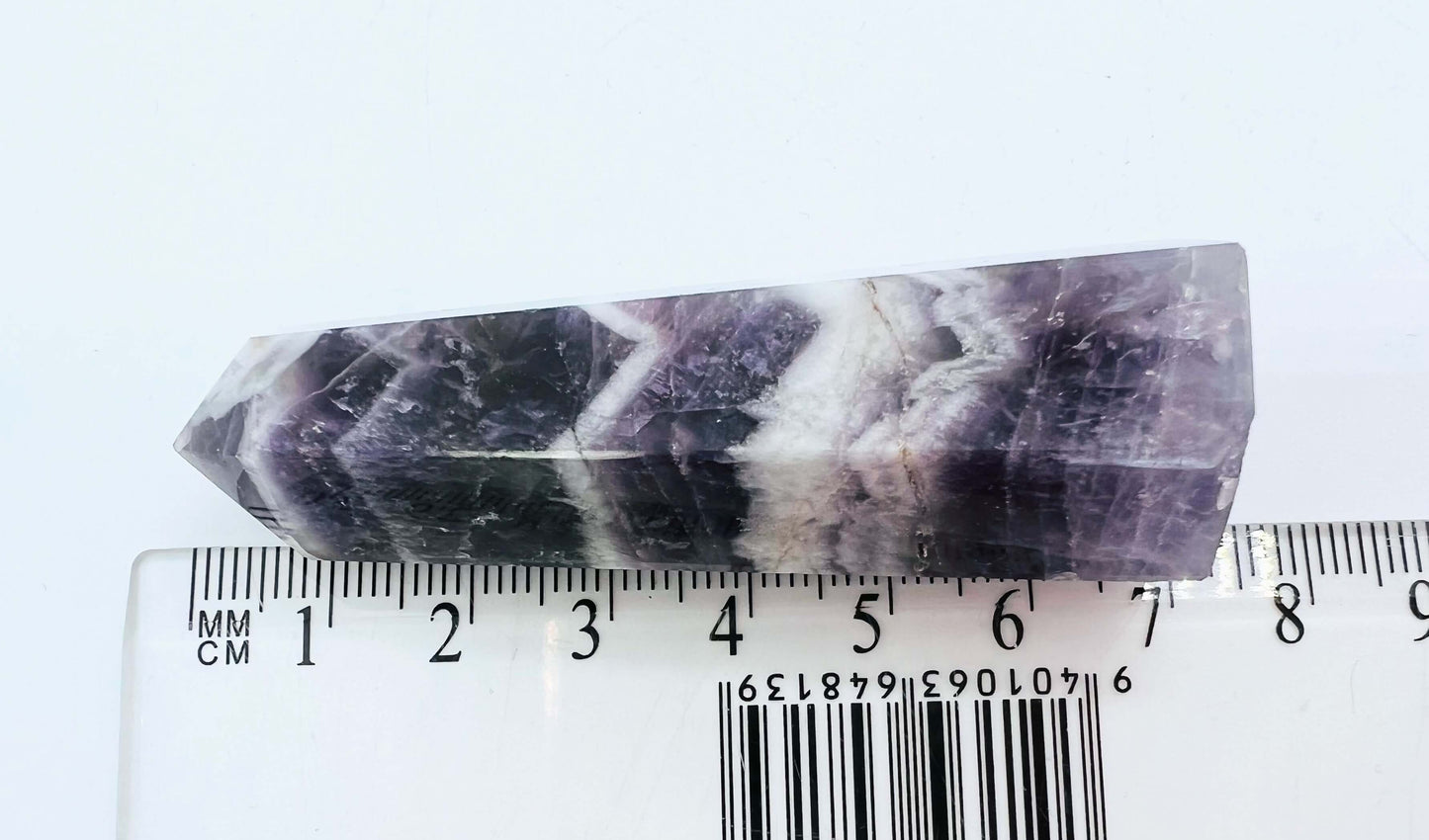 Chevron Amethyst Points