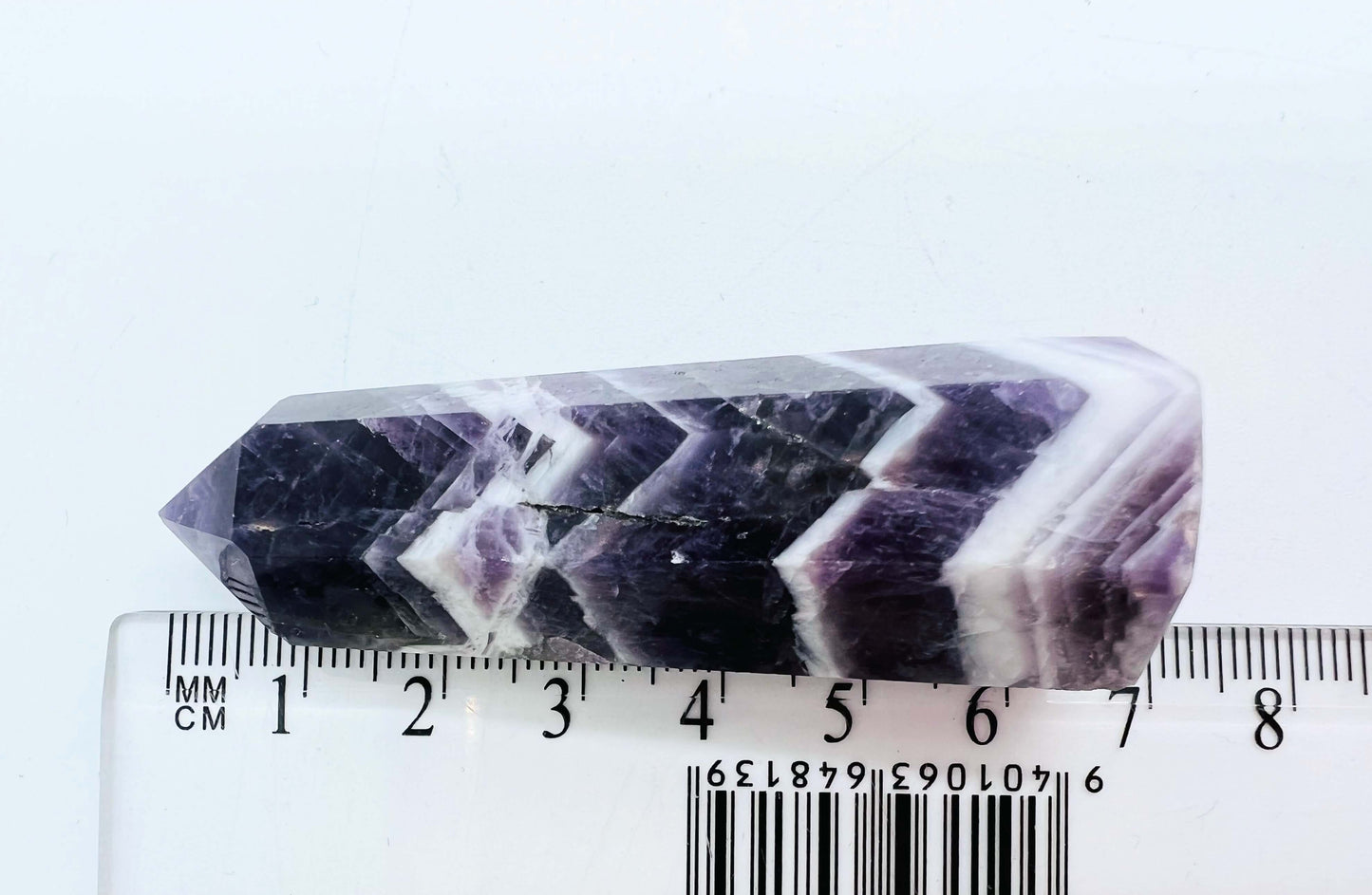 Chevron Amethyst Points