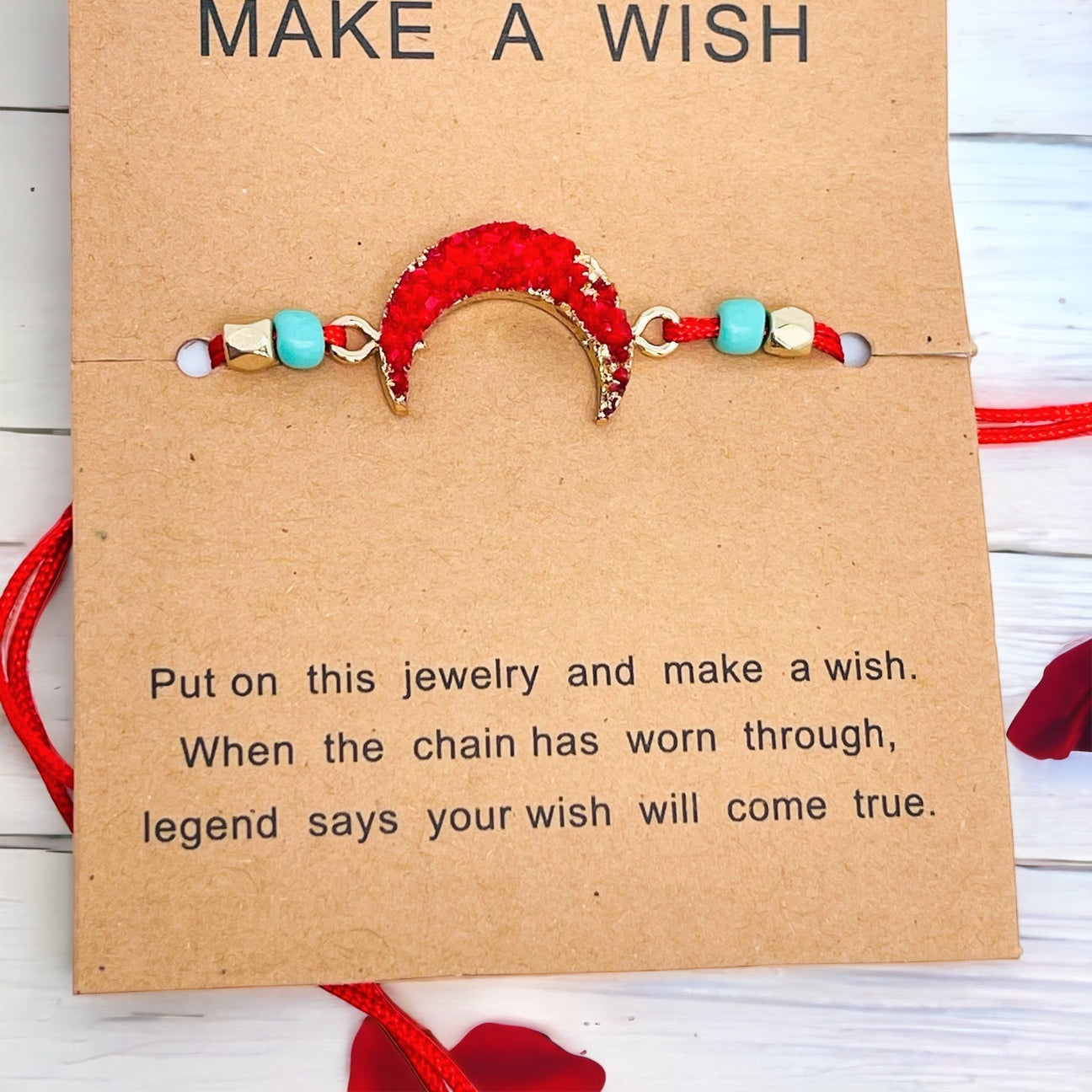 Make a wish bracelets (moon)